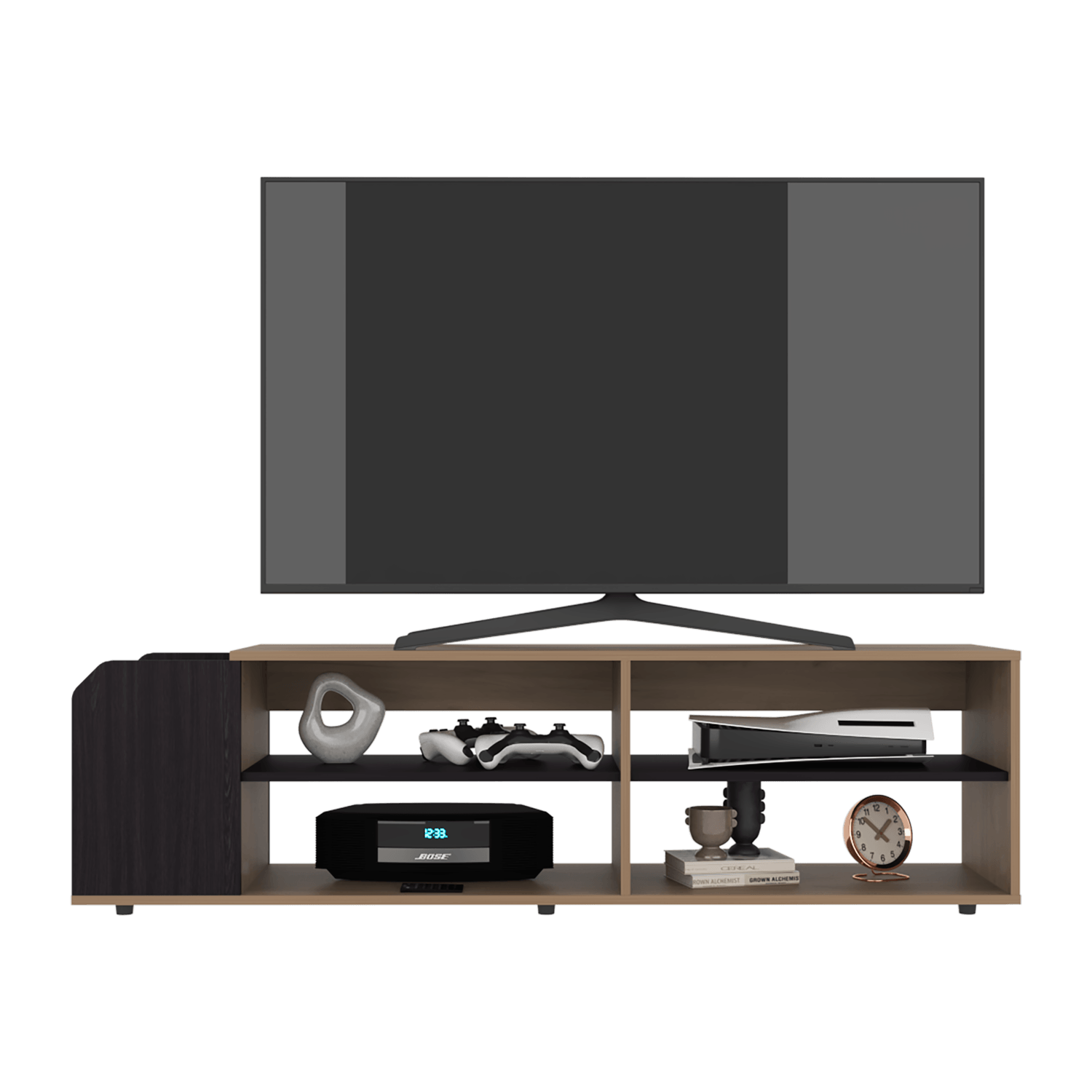 Rack Para Tv Solene 42X150X35 Rta Fresno Wengue Zf