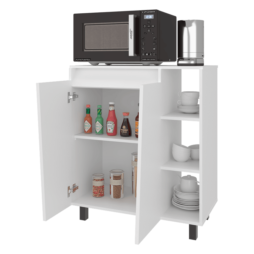 Mueble Microondas Cesena 92X80X41 Rta Blanco Zf