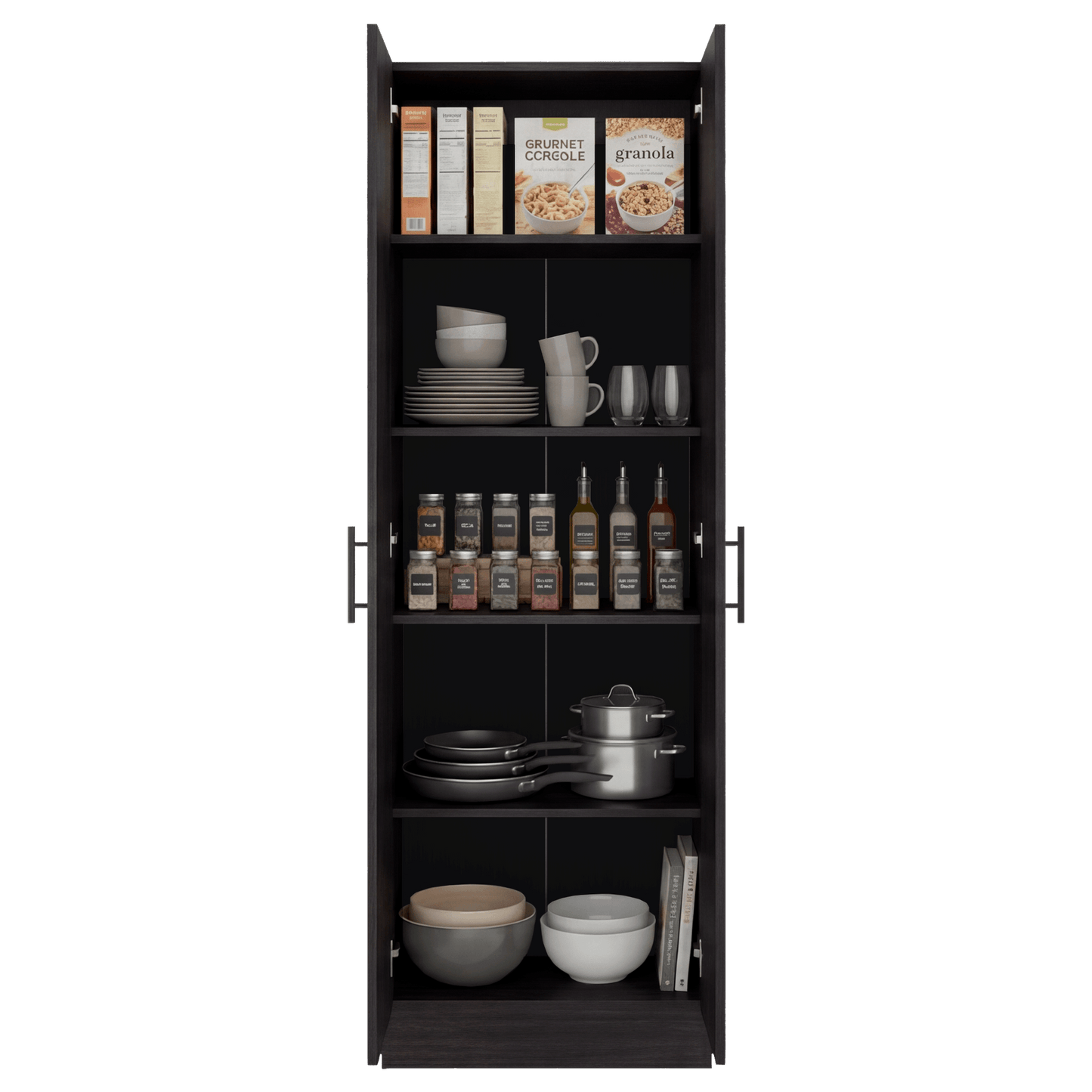 Alacena Tommy 170X55X30 Rta Wengue Zf