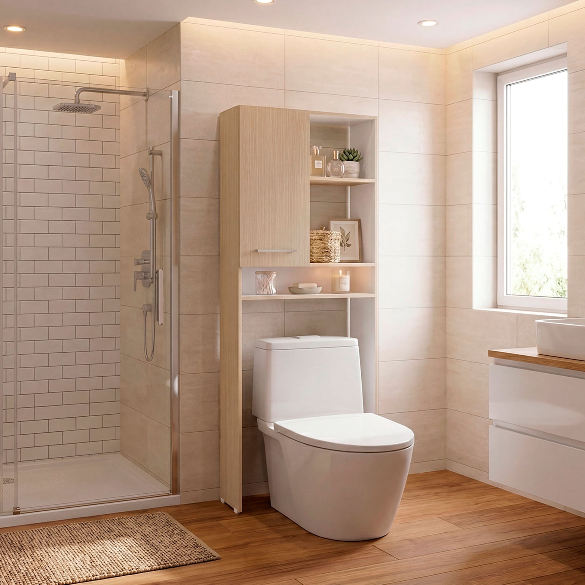 Optimizador De Baño Bath 1 Puerta 160X63X26 Rta Cartagena