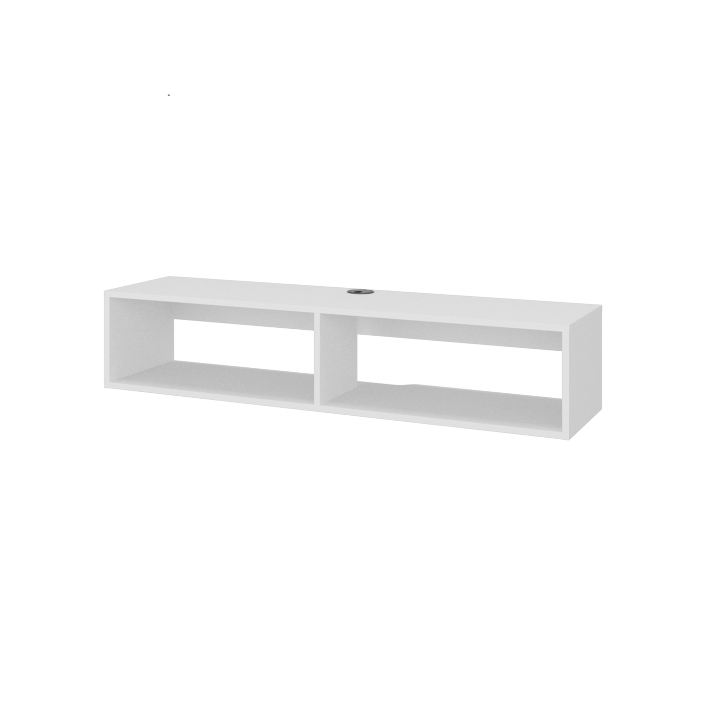 Rack Tv Rockwood 25X121X32 Rta Blanco Zf