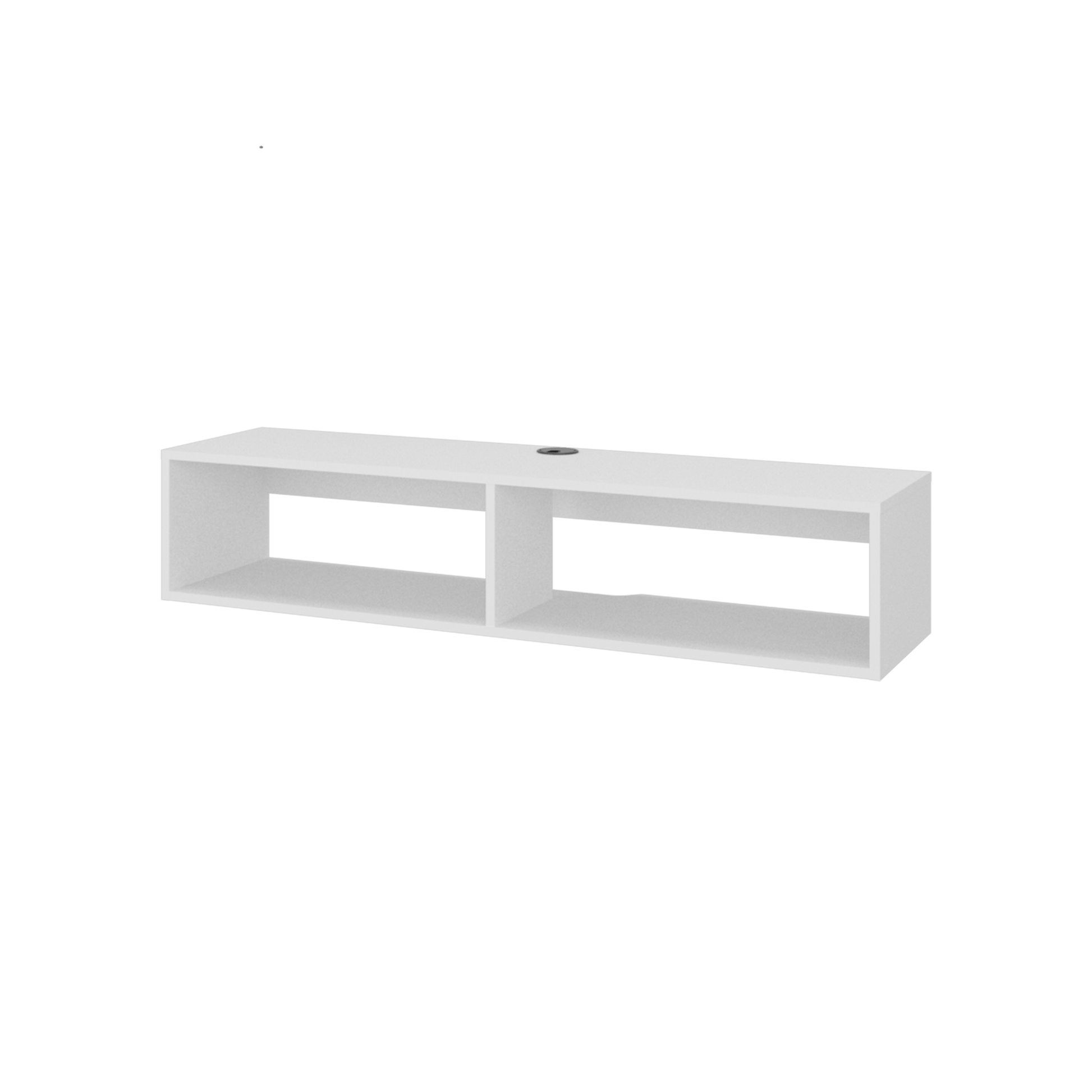 Rack Tv Rockwood 25X121X32 Rta Blanco Zf