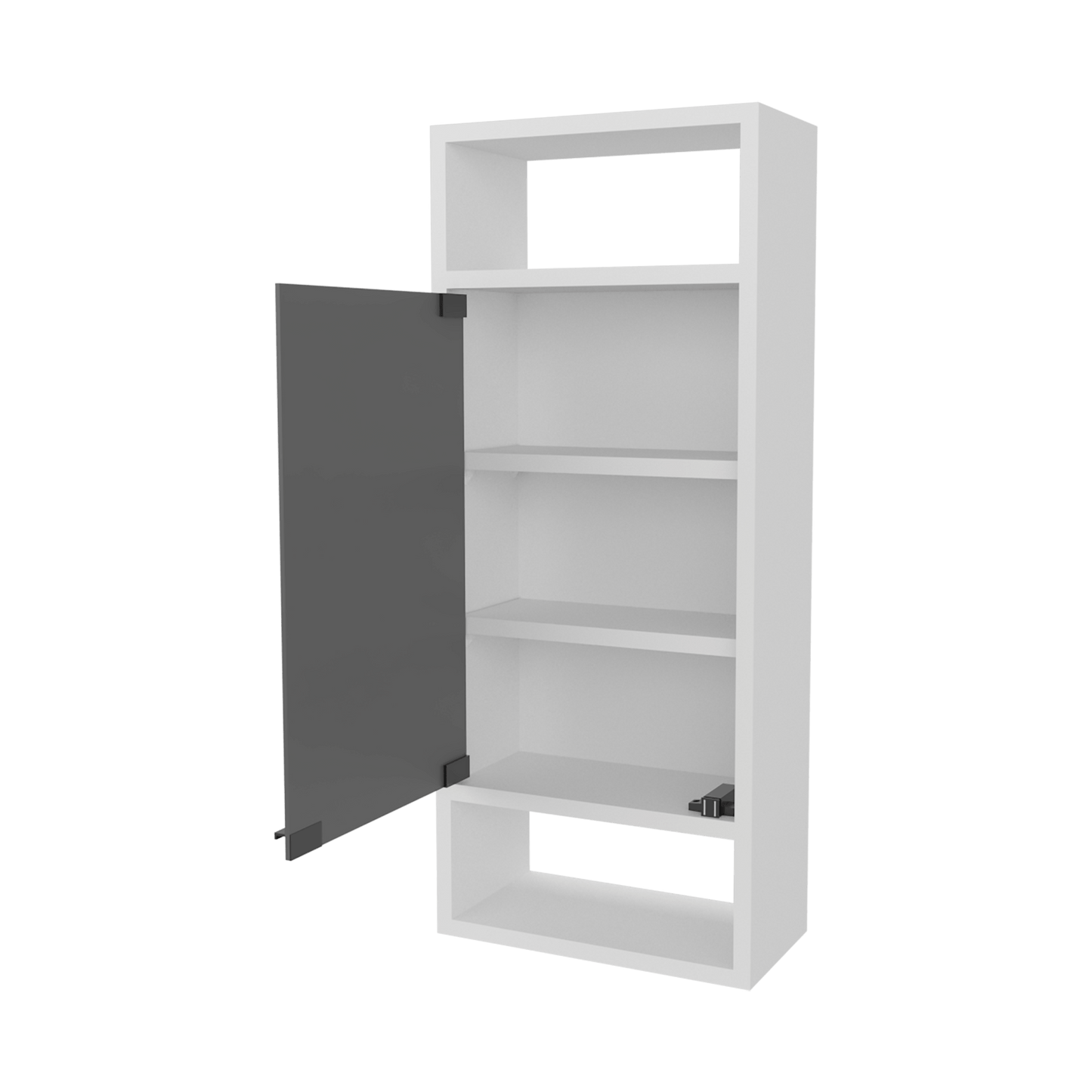 Gabinete De Baño Con Espejo Uros 71X30X15 Rta Blanco Marquez Zf