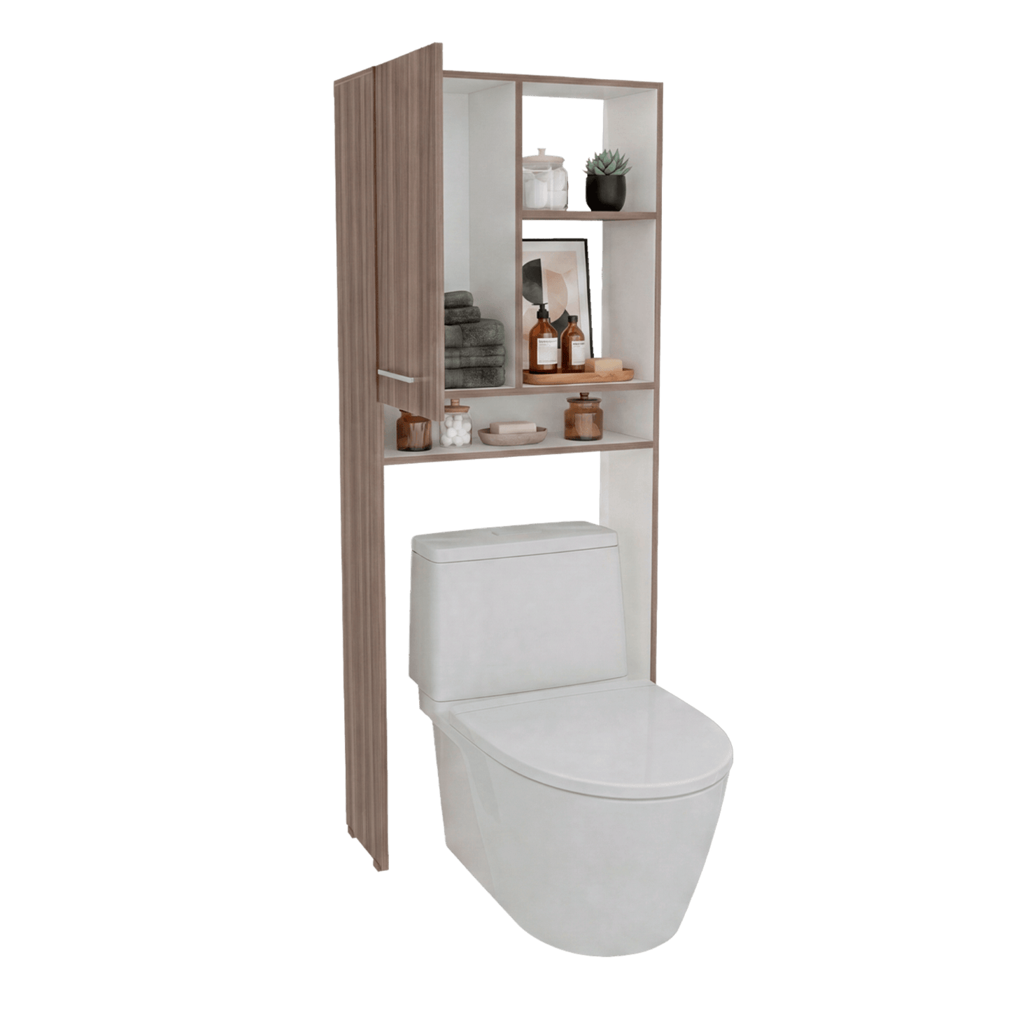 Optimizador De Baño Bath 160X63X26 Rta Avellana Zf