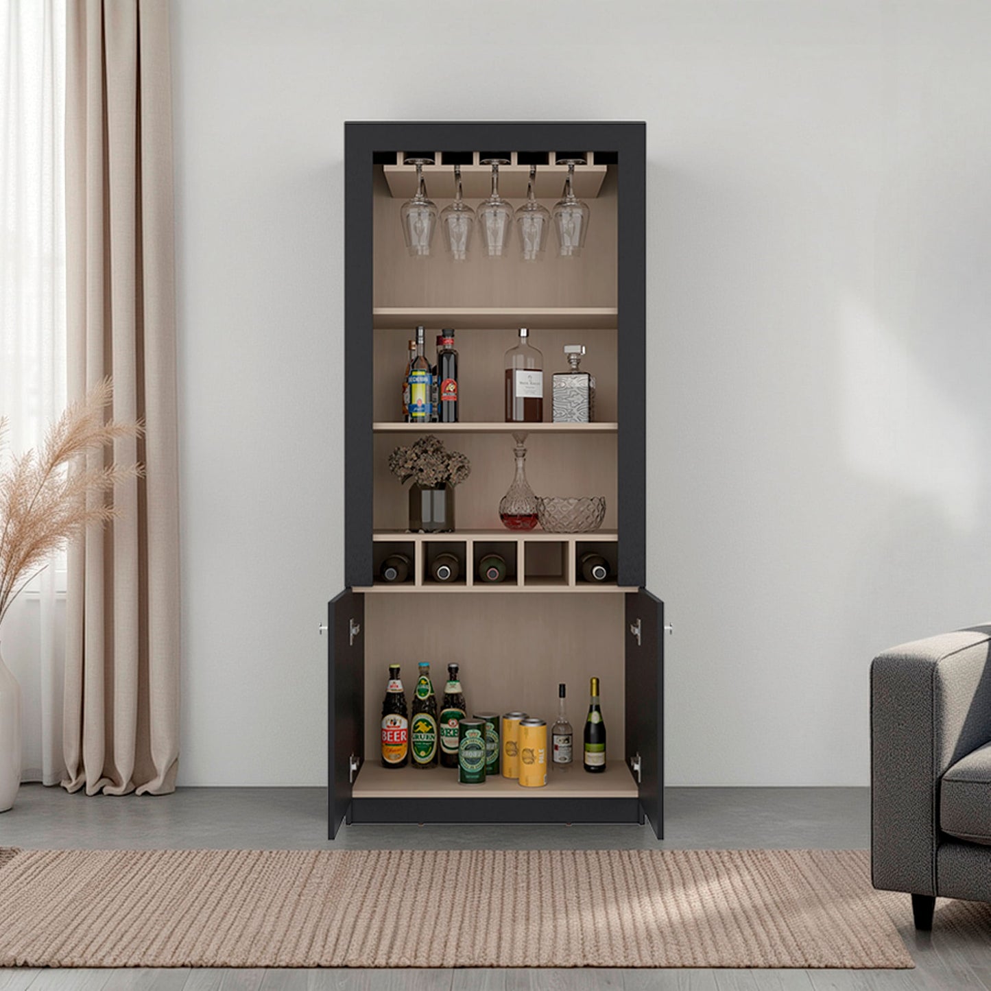 Bar Alto Bellagio 175X75X36 Rta Wengue Cartagena