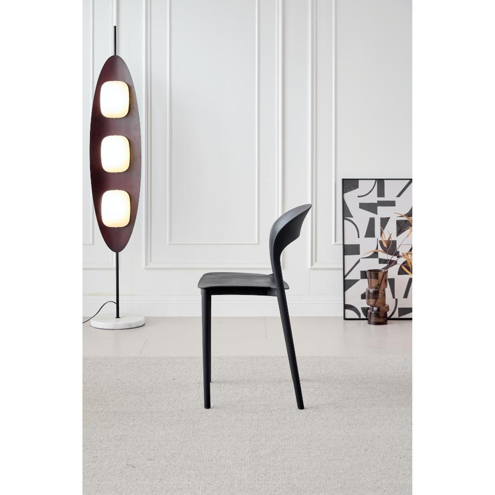 Silla Patrick 77X44X47 Rta Negro