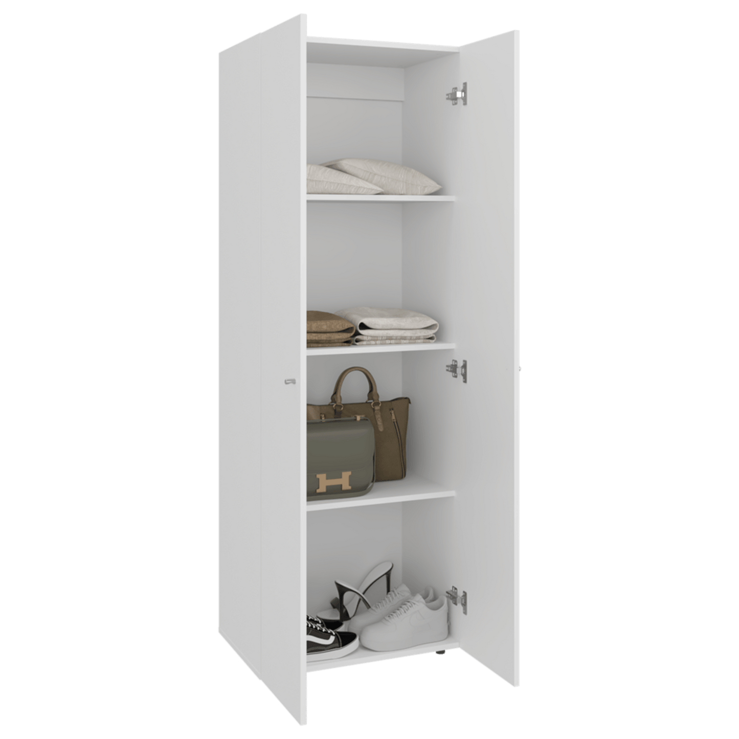 Closet 2 Puertas Tuhogar 170X60X40 Rta Blanco Zf