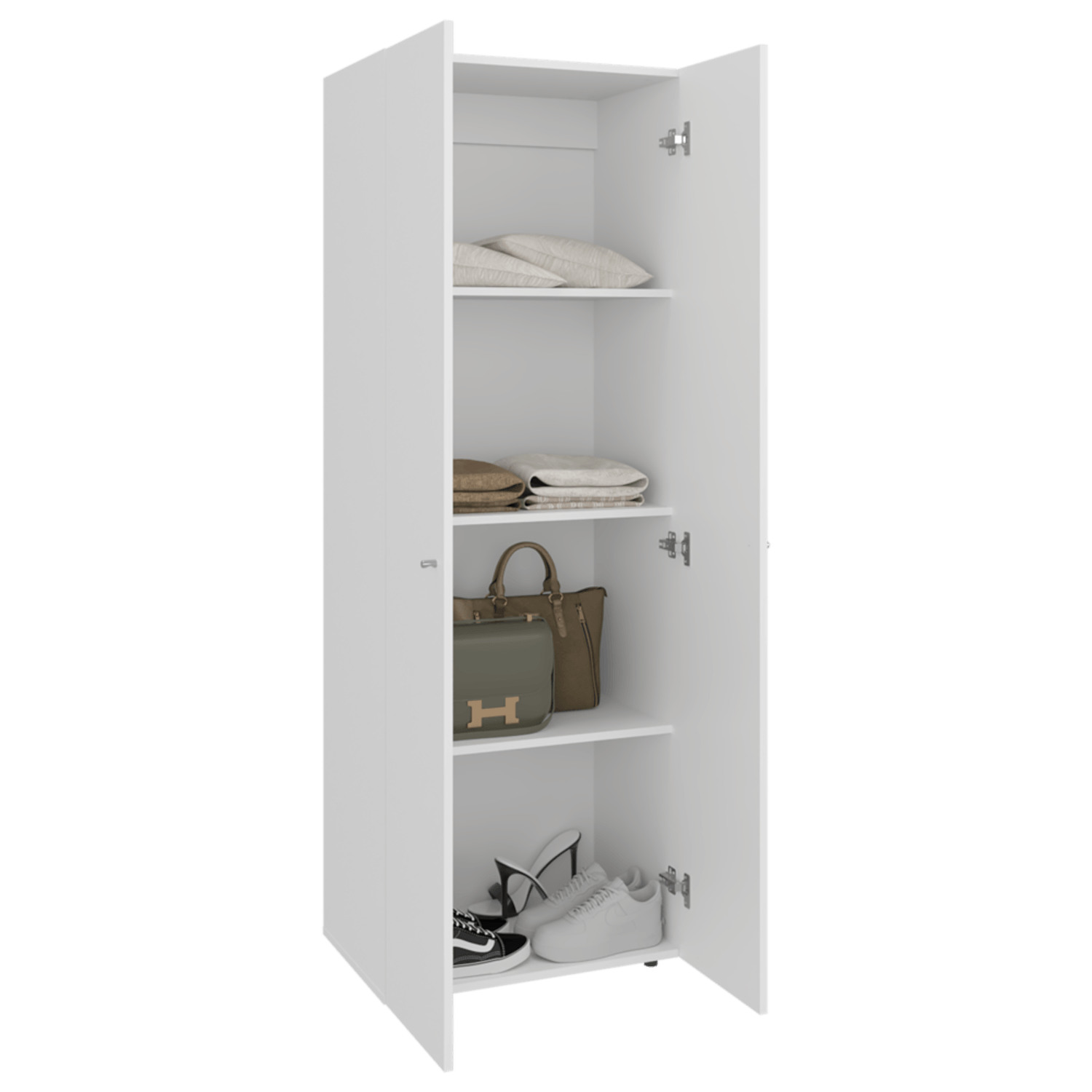 Closet 2 Puertas Tuhogar 170X60X40 Rta Blanco Zf