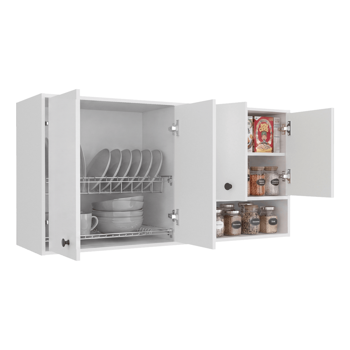 Mueble Superior De Cocina Napoles 60X120X35 Rta Blanco Zf