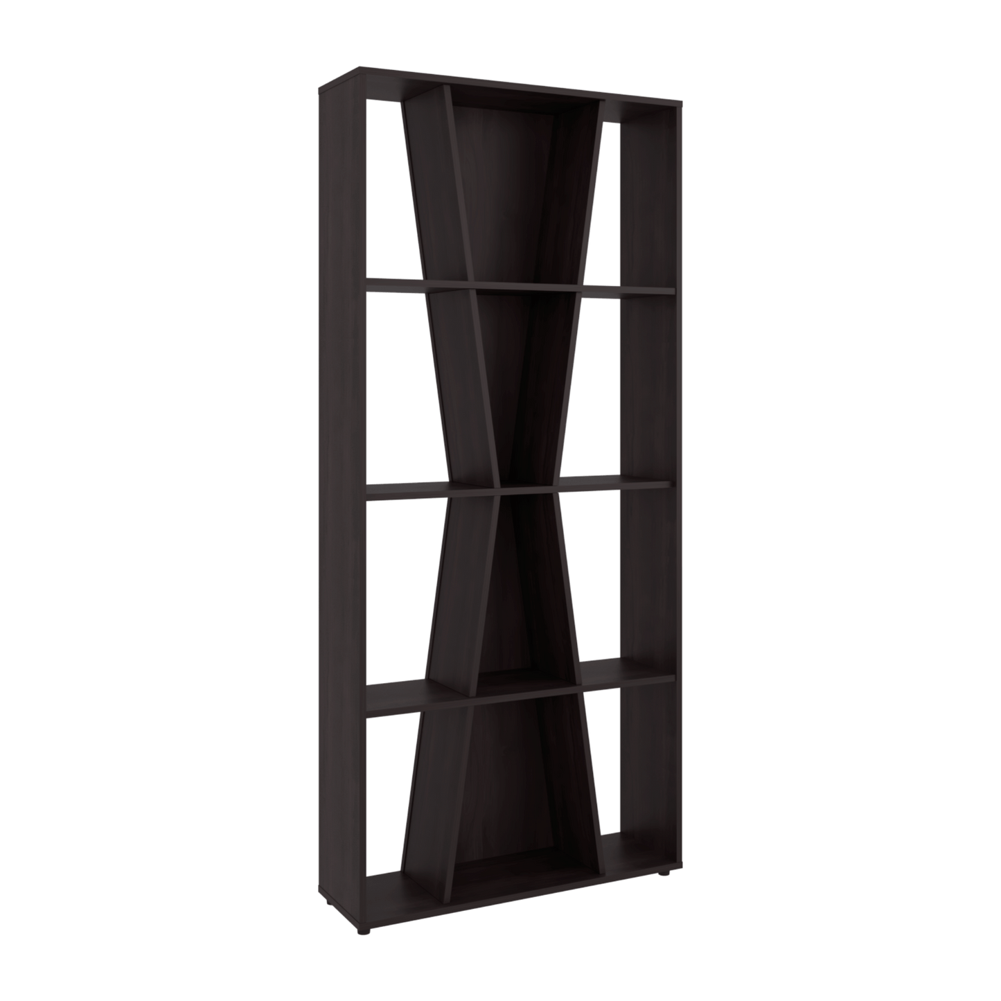 Biblioteca Vaughan 180X80X25 Rta Nogal Zf
