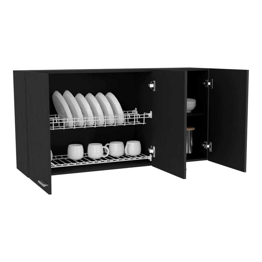 Gabinete Superior De Cocina 60X120X30 Wengue Zf