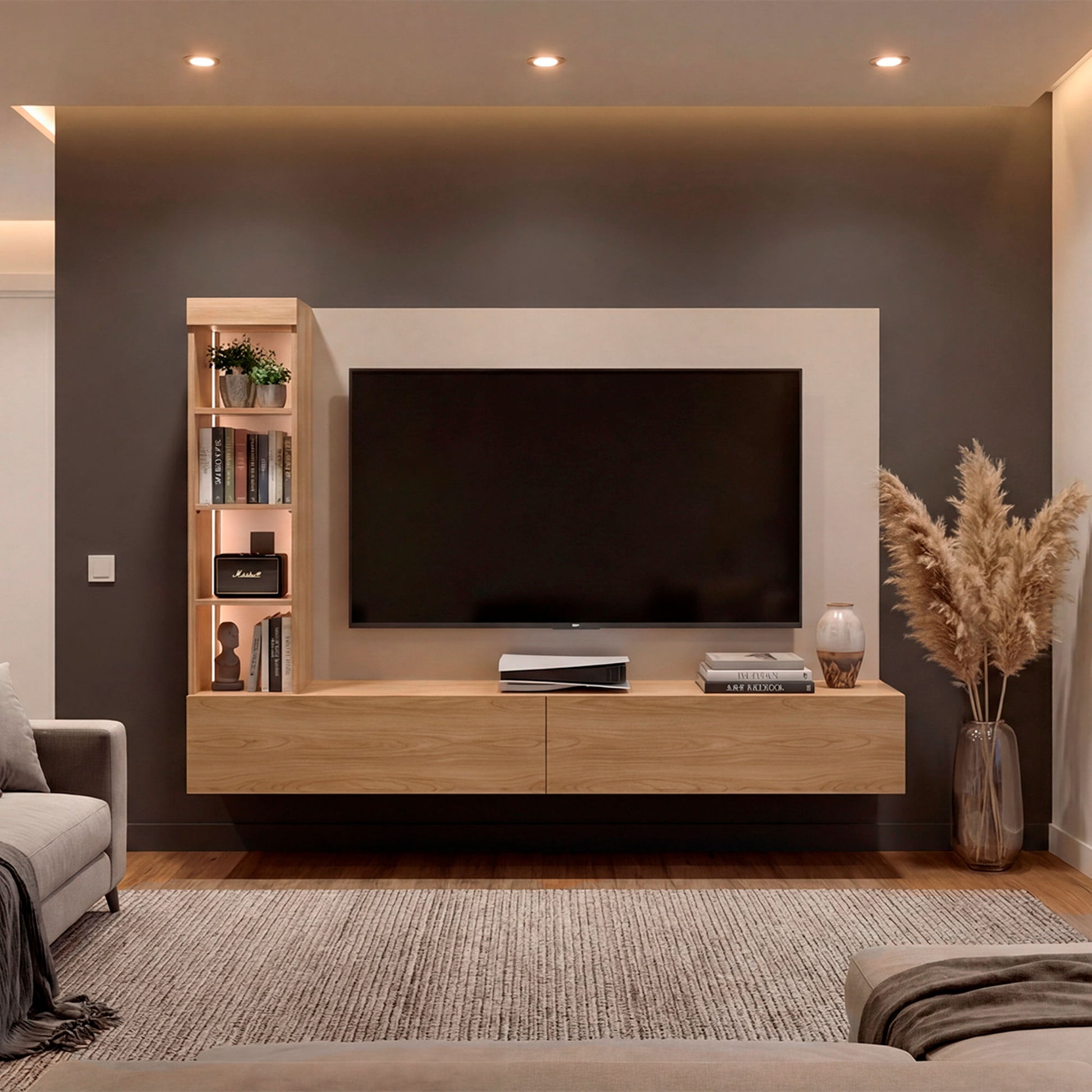 Panel Tv Ilus 65 127X185X29 Rta Capri Fresno Eu