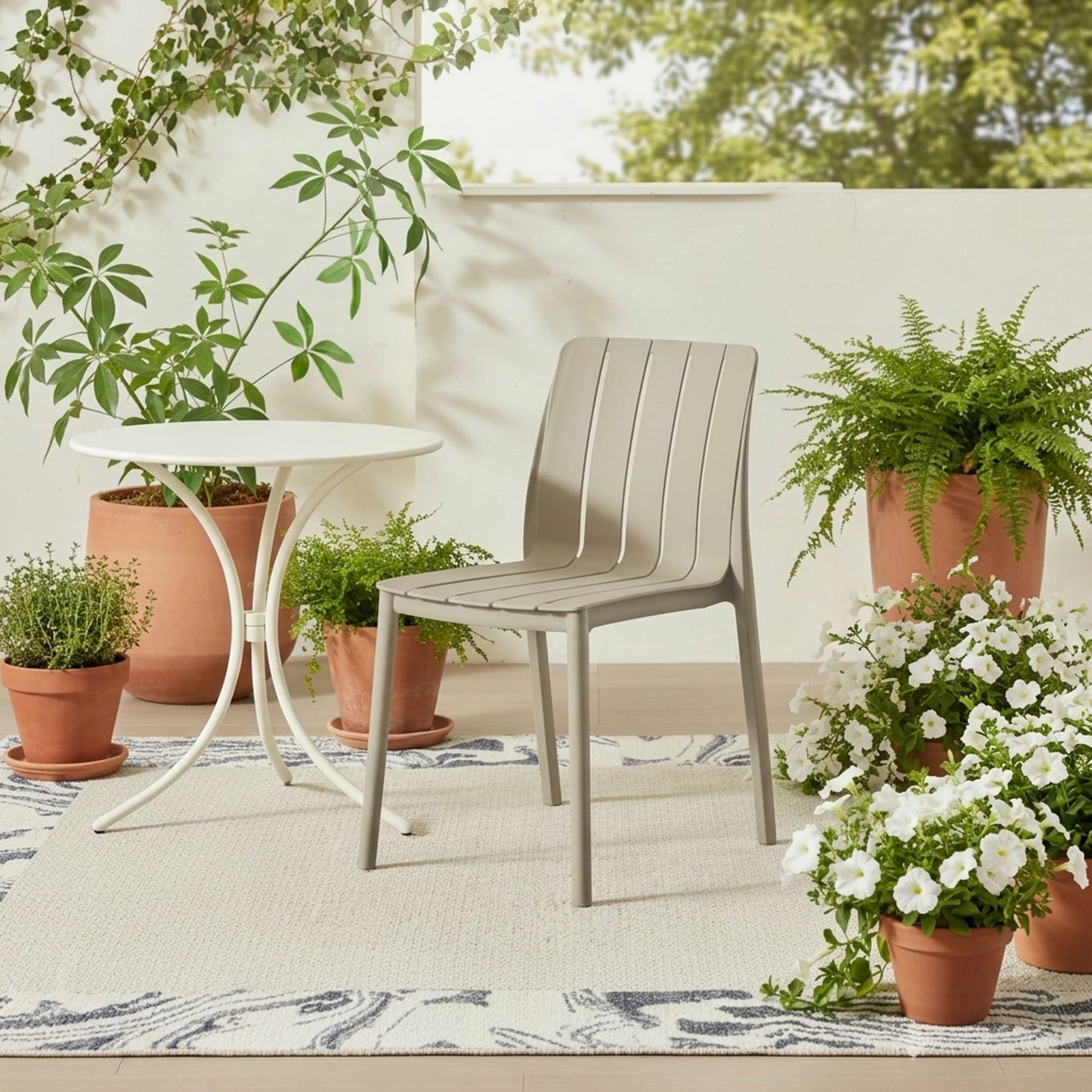 Silla Alice Espaldar 80X46X54 Rta Taupe
