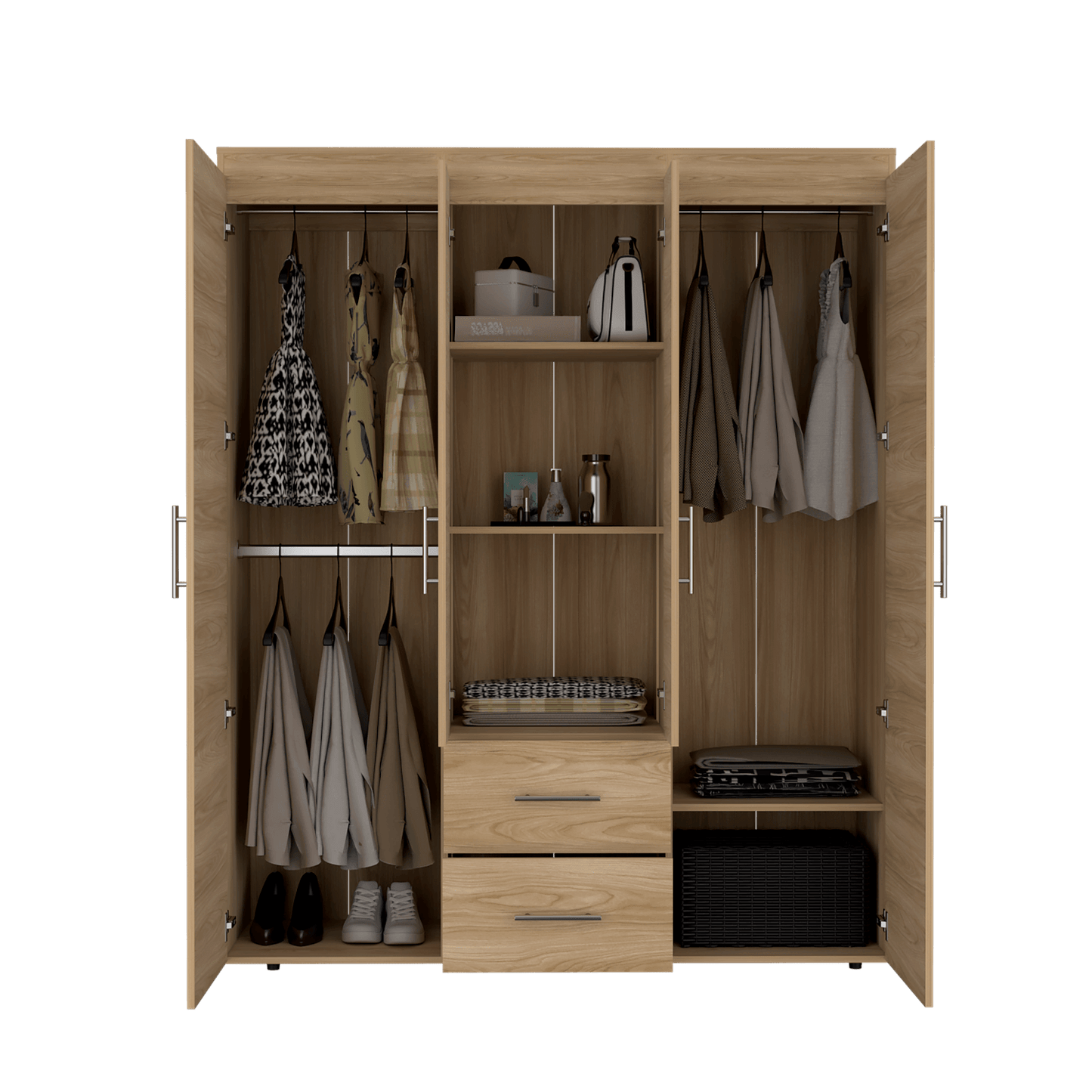 Closet Bariloche Eco 150 177X150X50 Rta Fresno Europeo