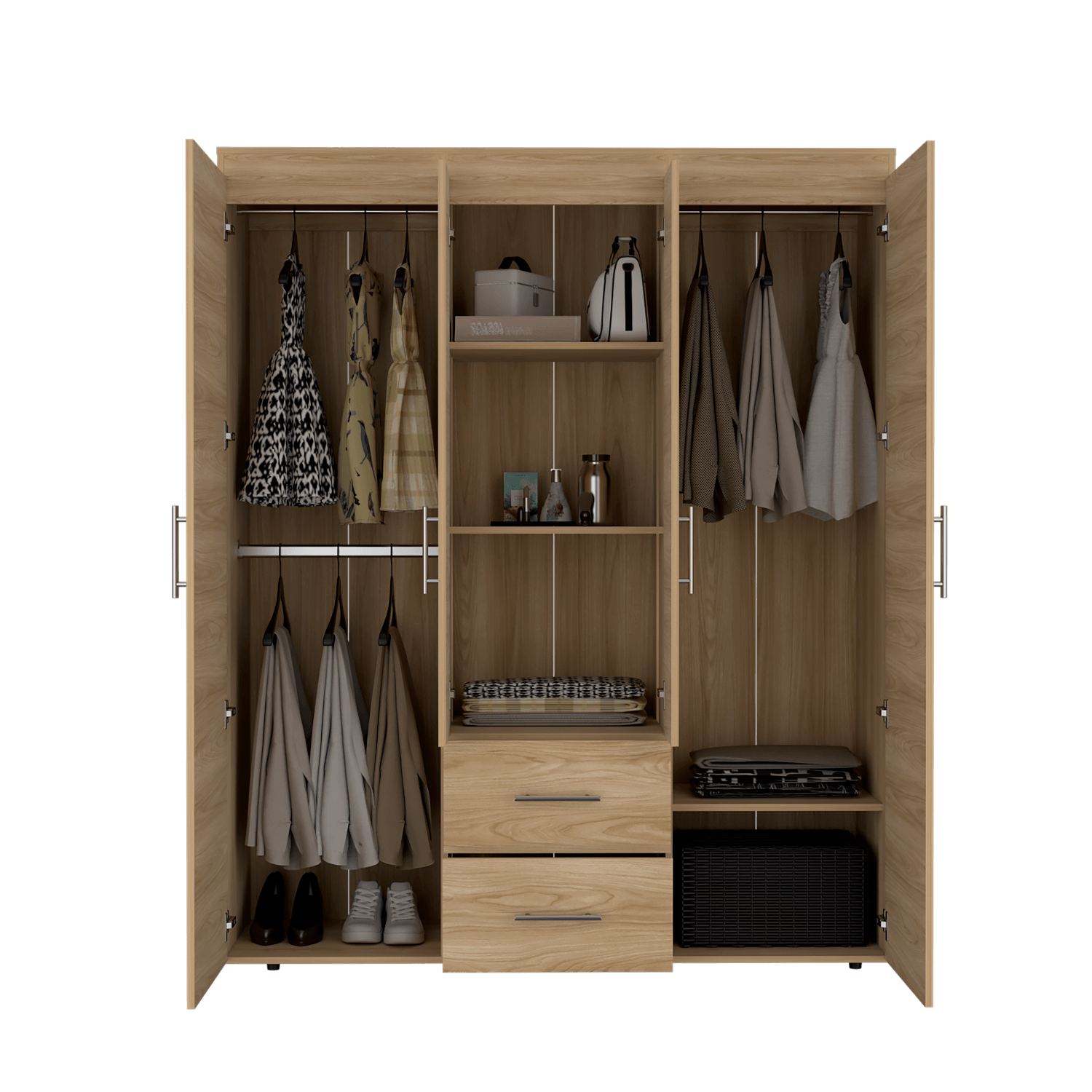 Closet Bariloche Eco 150 177X150X50 Rta Fresno Europeo