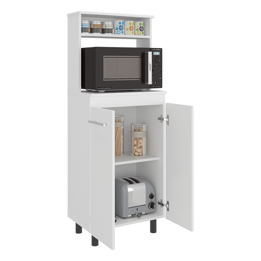 Mueble Microondas Alani 140X60X35 Rta Blanco Zf