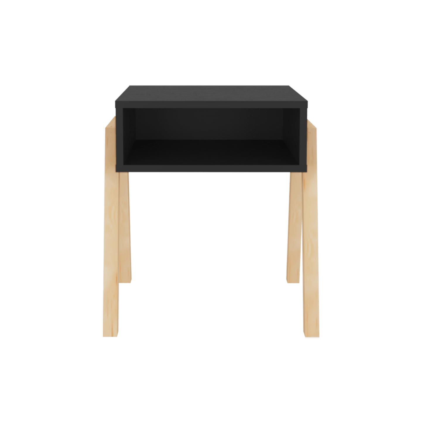 Mesa De Noche Pinetti 51X46X39 Rta Wengue