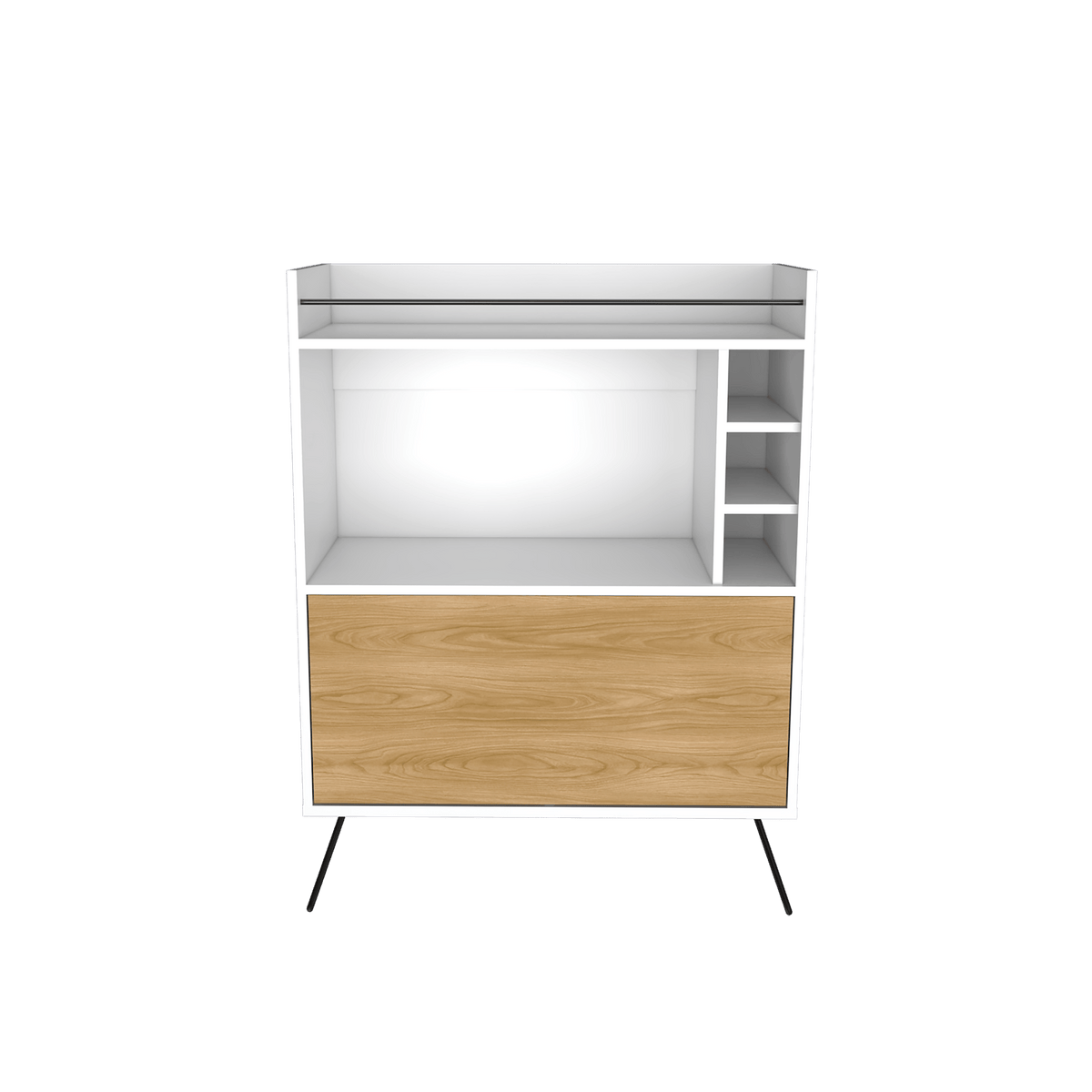 Bar Tori 107X80X39 Rta Blanco Mqz Fresno
