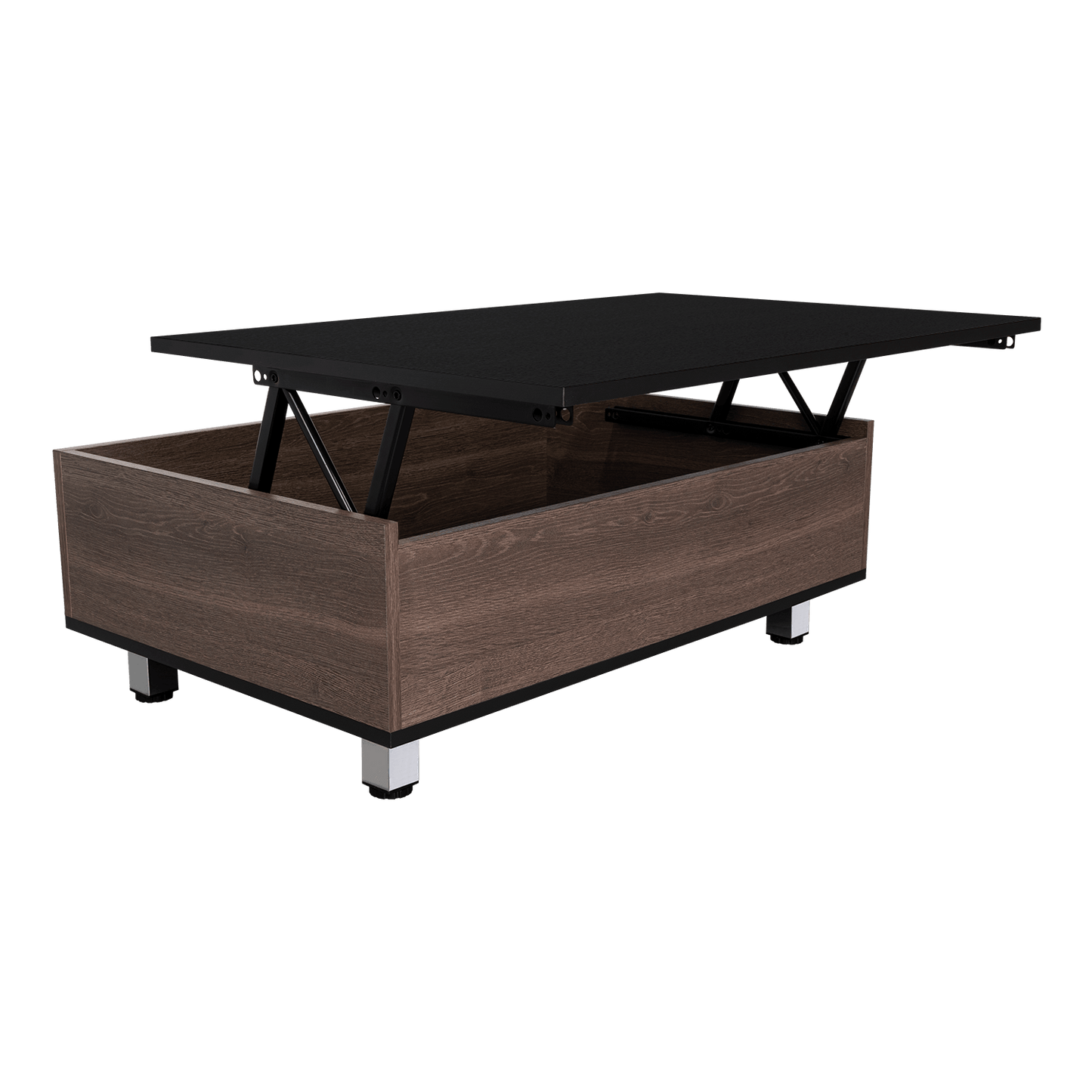 Mesa De Centro Funcional 5G-2 (1C) Milan+Wengue 29.7X80X54.5 Cm