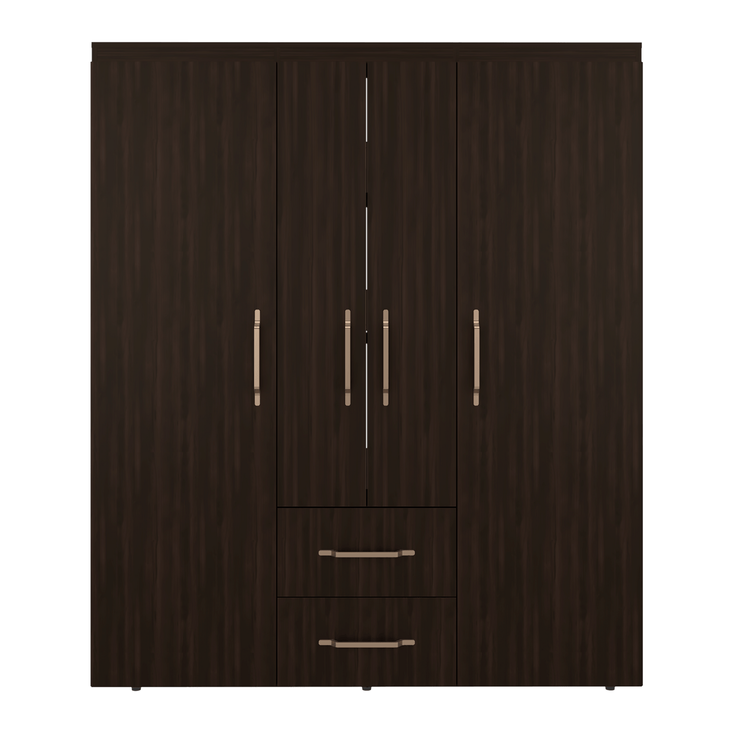 Closet Bariloche Eco 177X150X50 Rta Kronos Nogal Zf