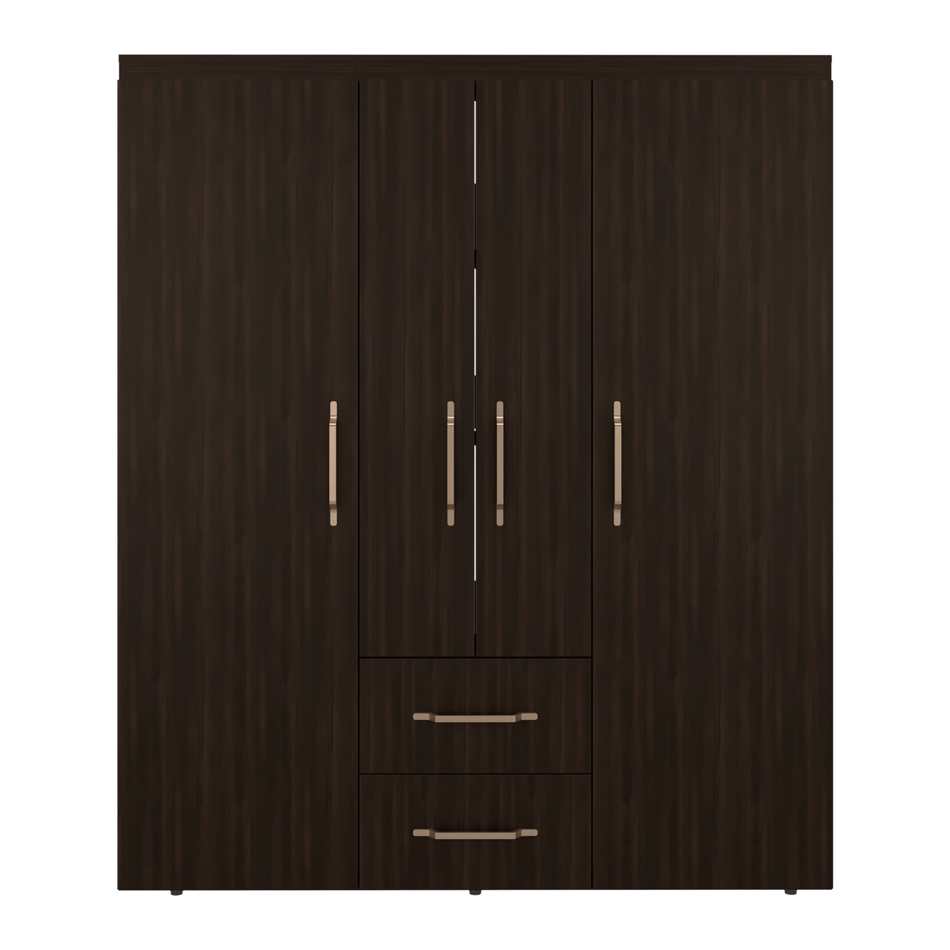 Closet Bariloche Eco 177X150X50 Rta Kronos Nogal Zf