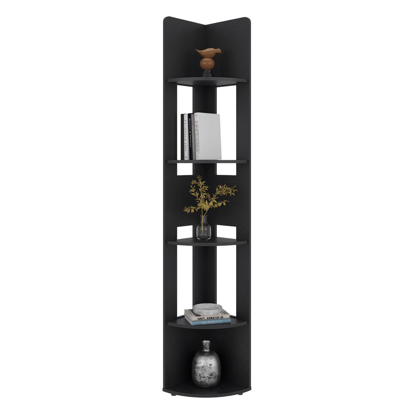 Estante Esquinero Home E7 180X30X30 Rta Wengue Zf