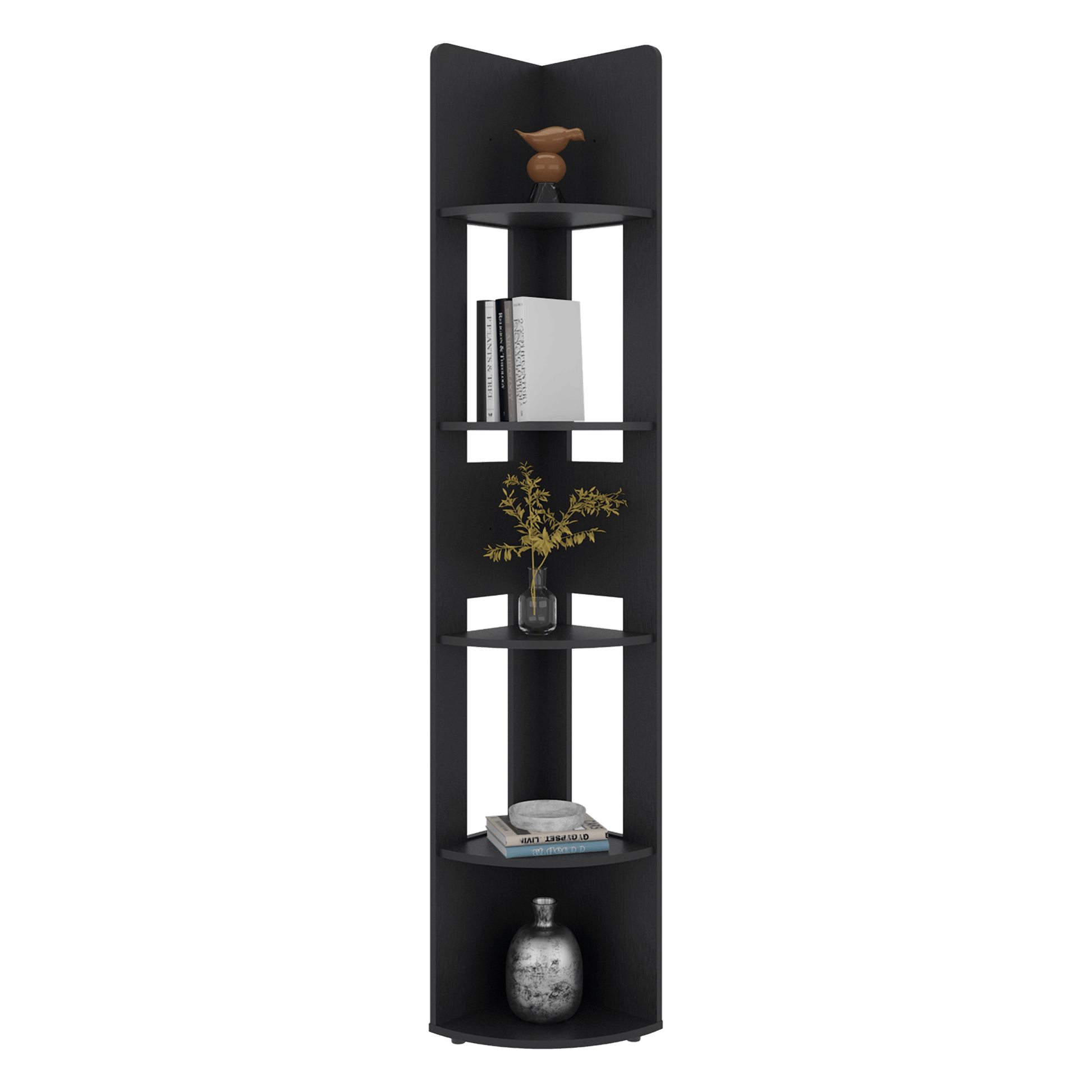 Estante Esquinero Home E7 180X30X30 Rta Wengue Zf