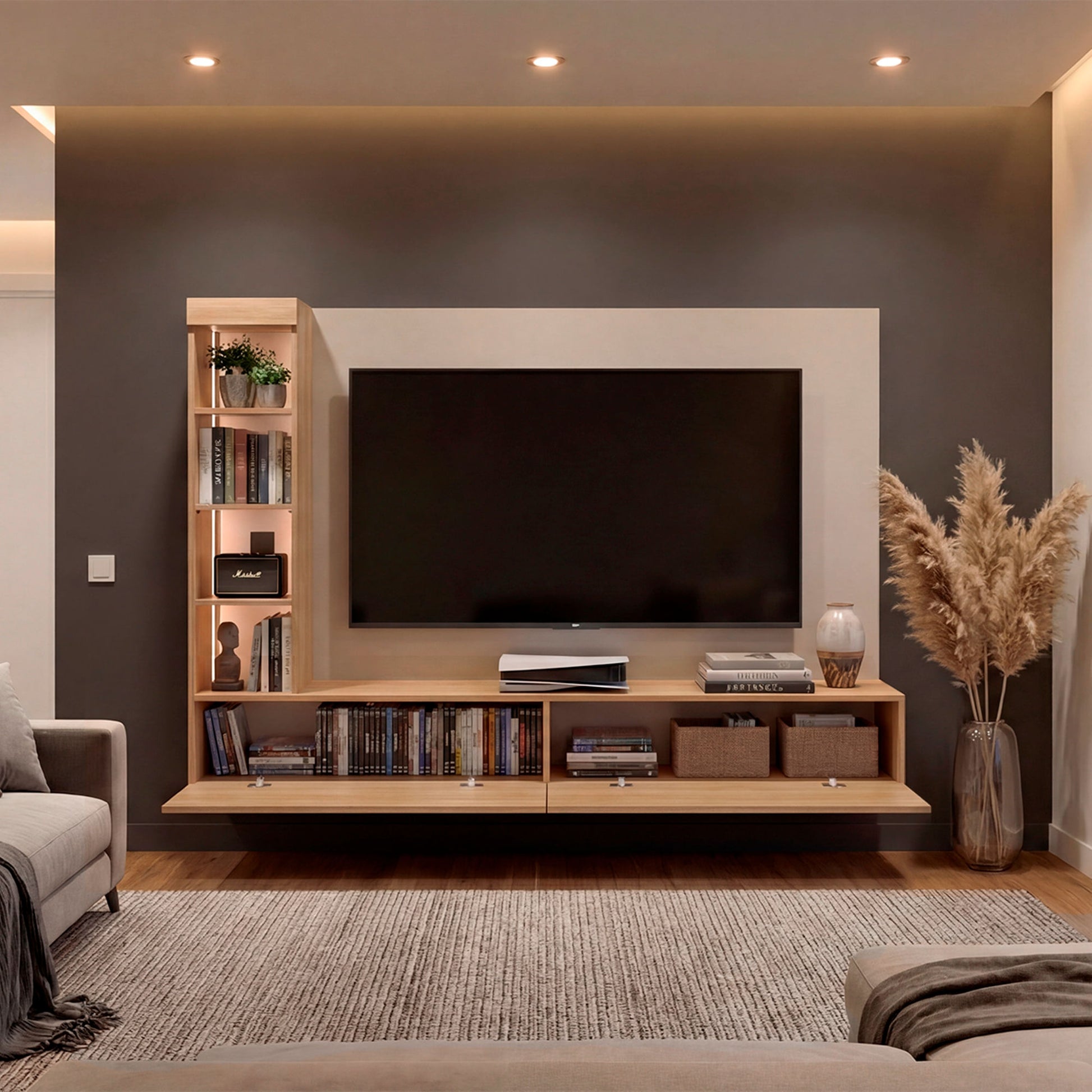 Panel Tv Ilus 65 127X185X29 Rta Capri Fresno Eu
