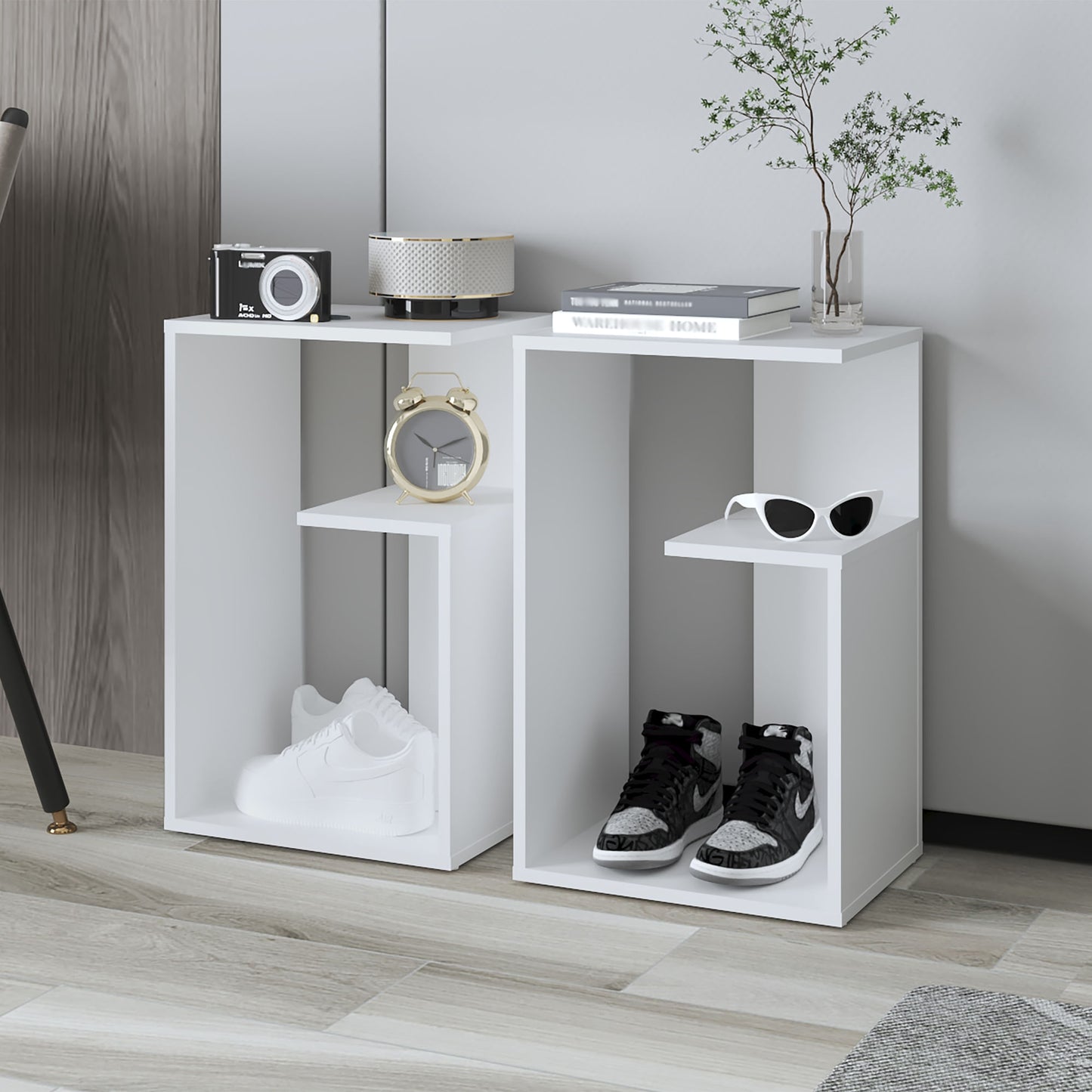 Mesa Auxiliar Everett 63X39X30 Rta Blanco