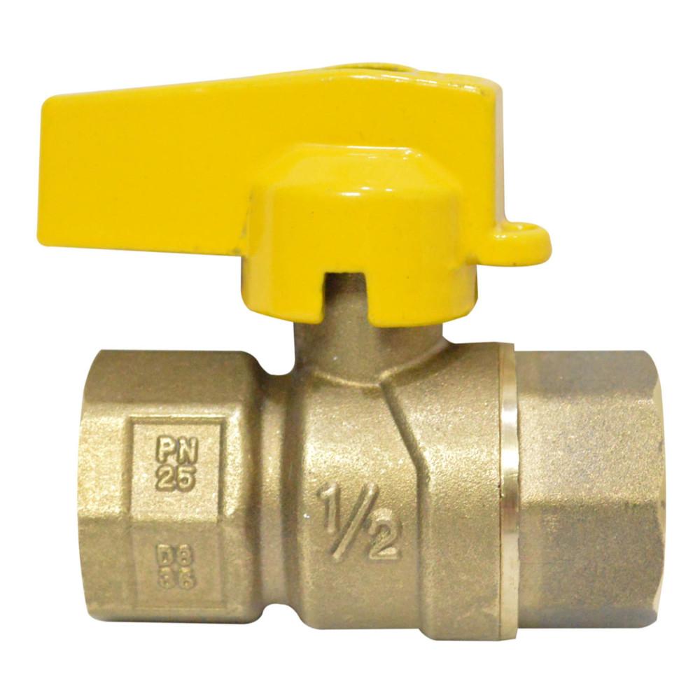 Llave Gas Bronce Grinaca Liviana Pn25 Chapola Amarillaht20172