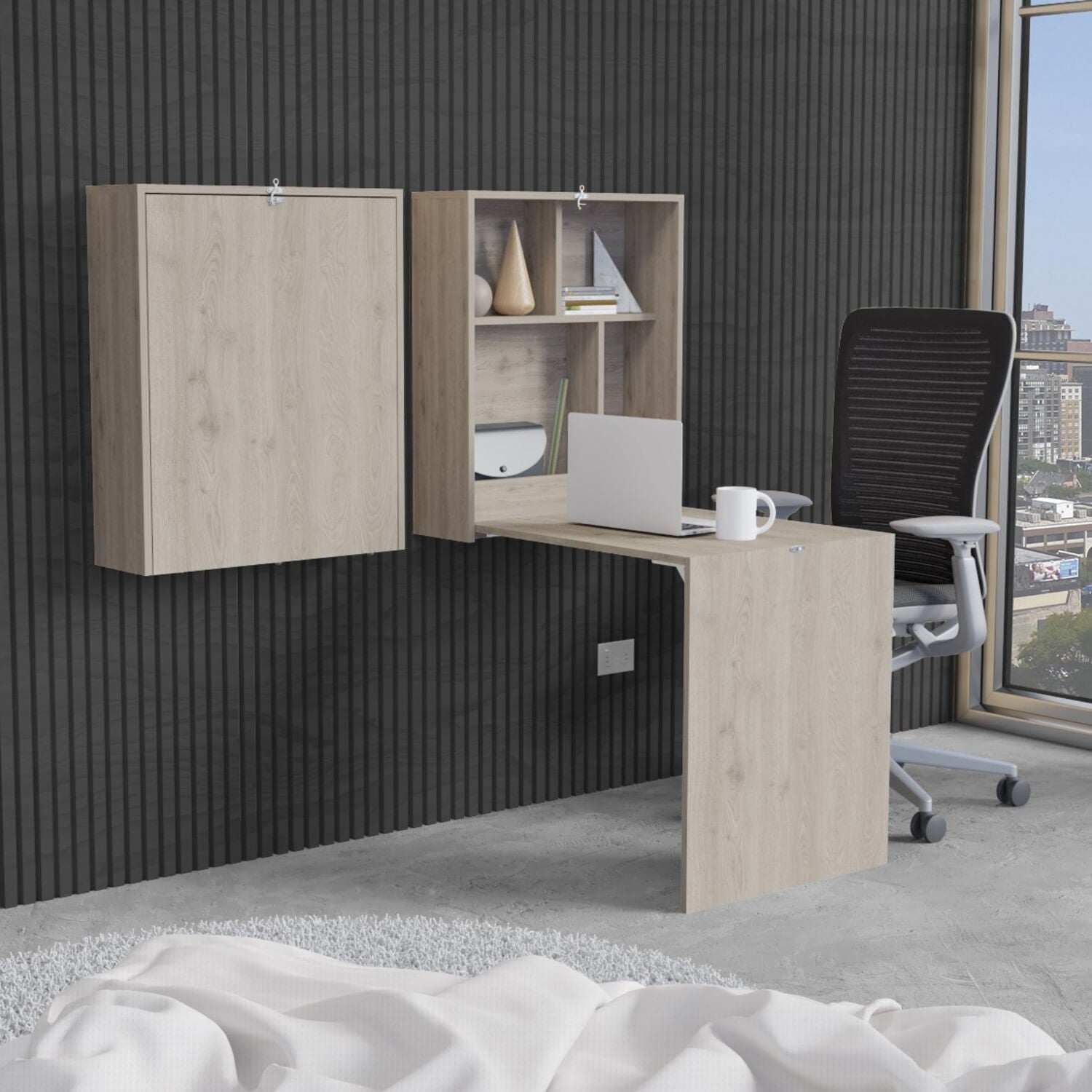 Escritorio Plegable Klapar 72X60X19 Rta Bardolino Zf