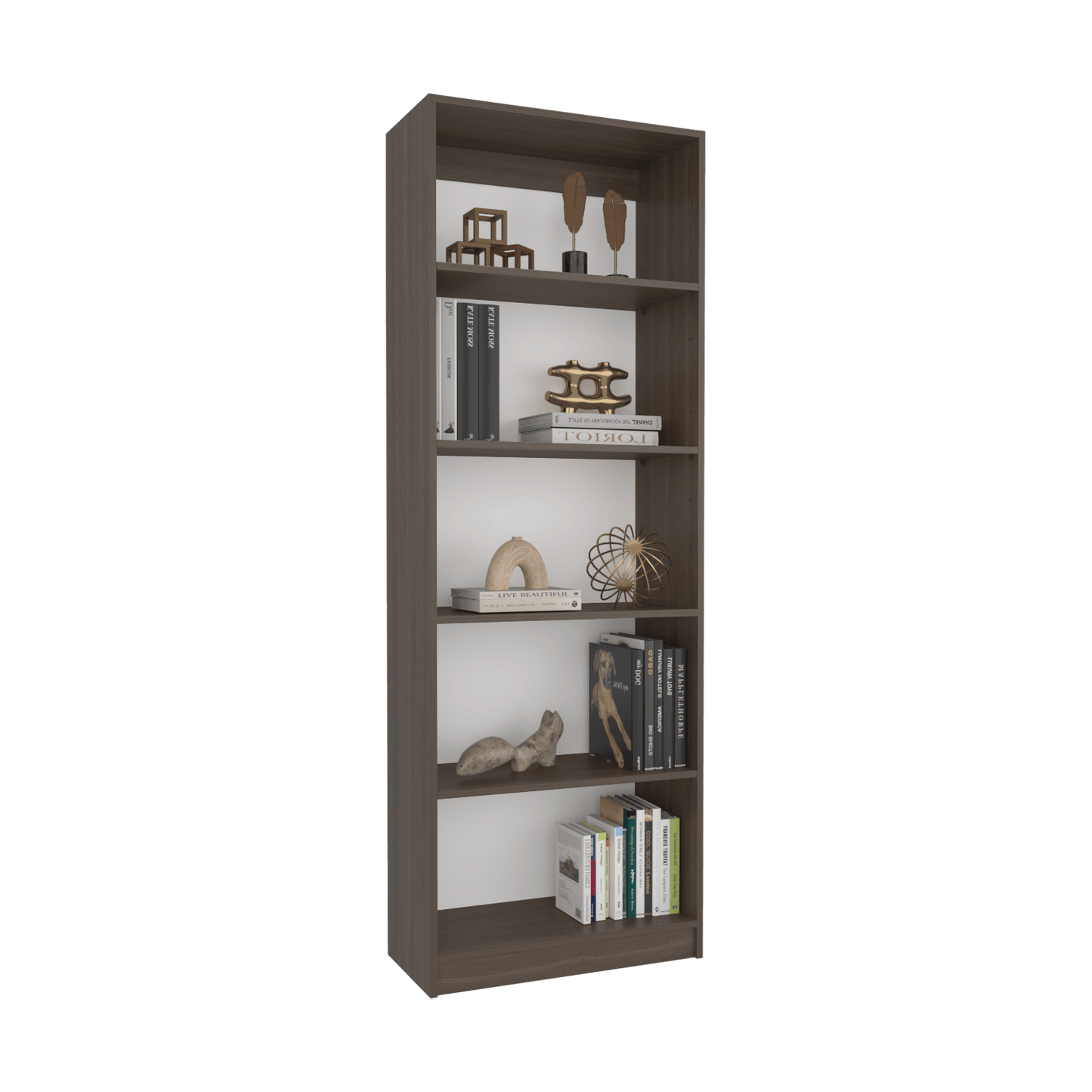 Estante Home E3 5 Espacios 180X62X29 Rta Milan Blanco