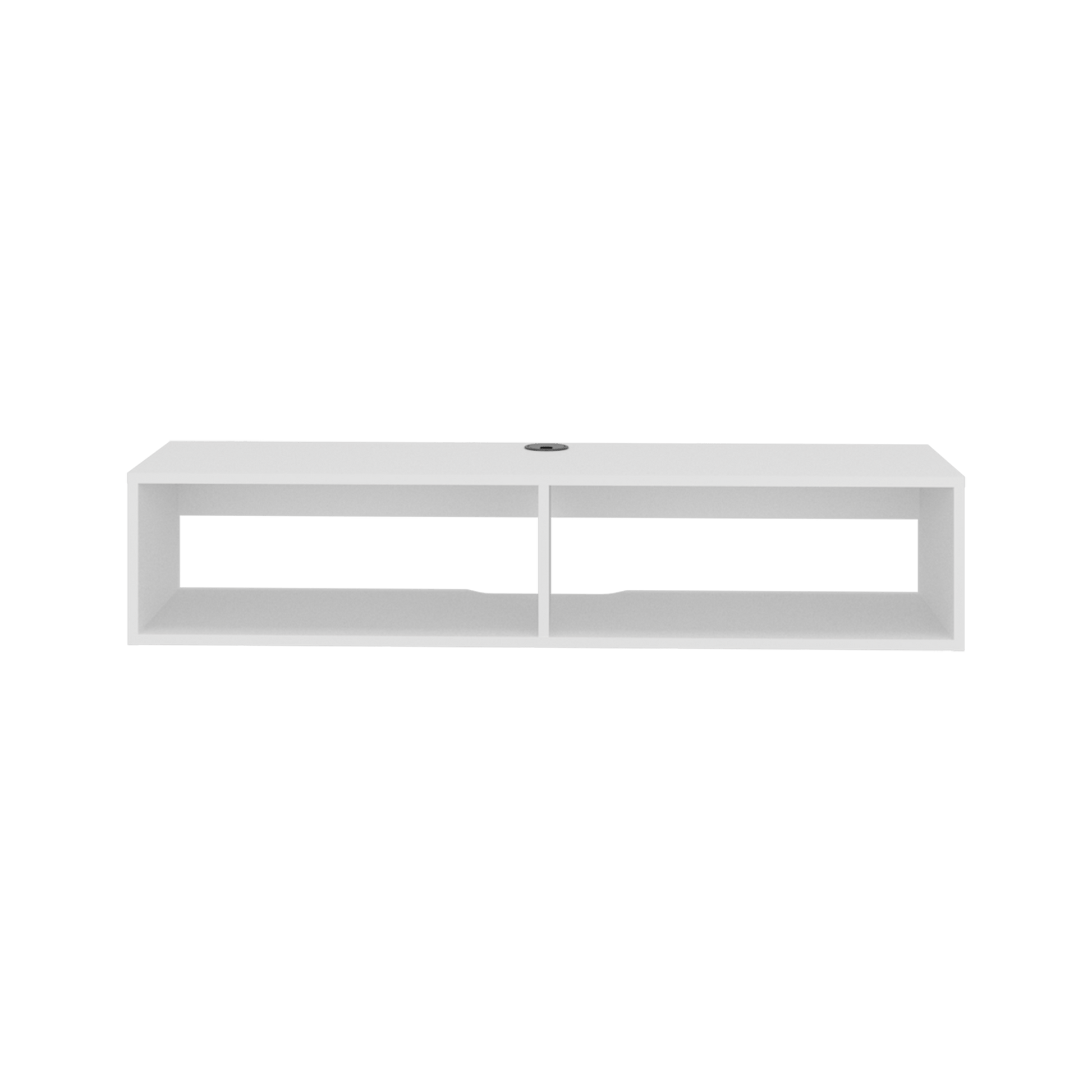 Rack Tv Rockwood 25X121X32 Rta Blanco Zf