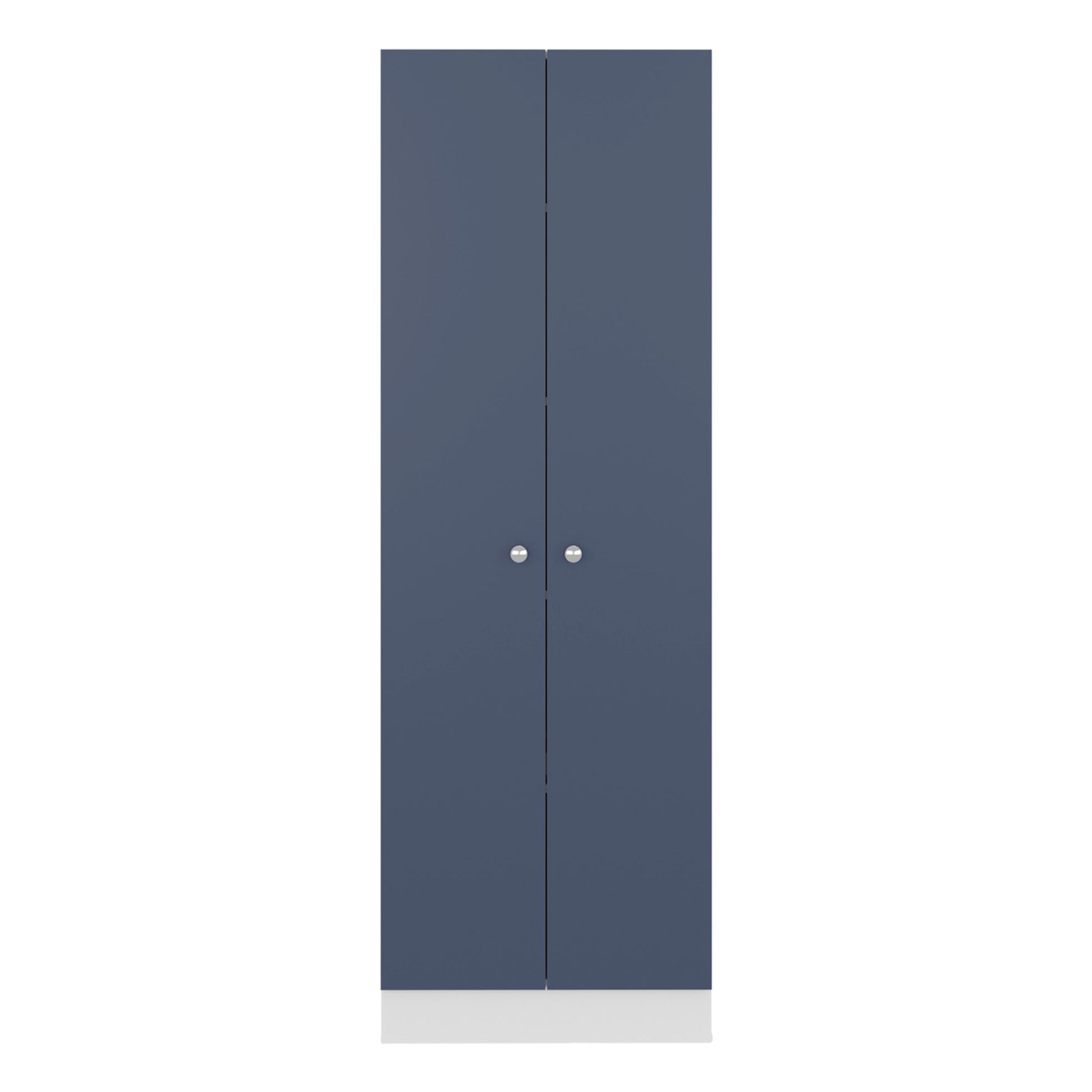 Alacena Multiusos 180X60X30 Rta Blanco Azul Zf