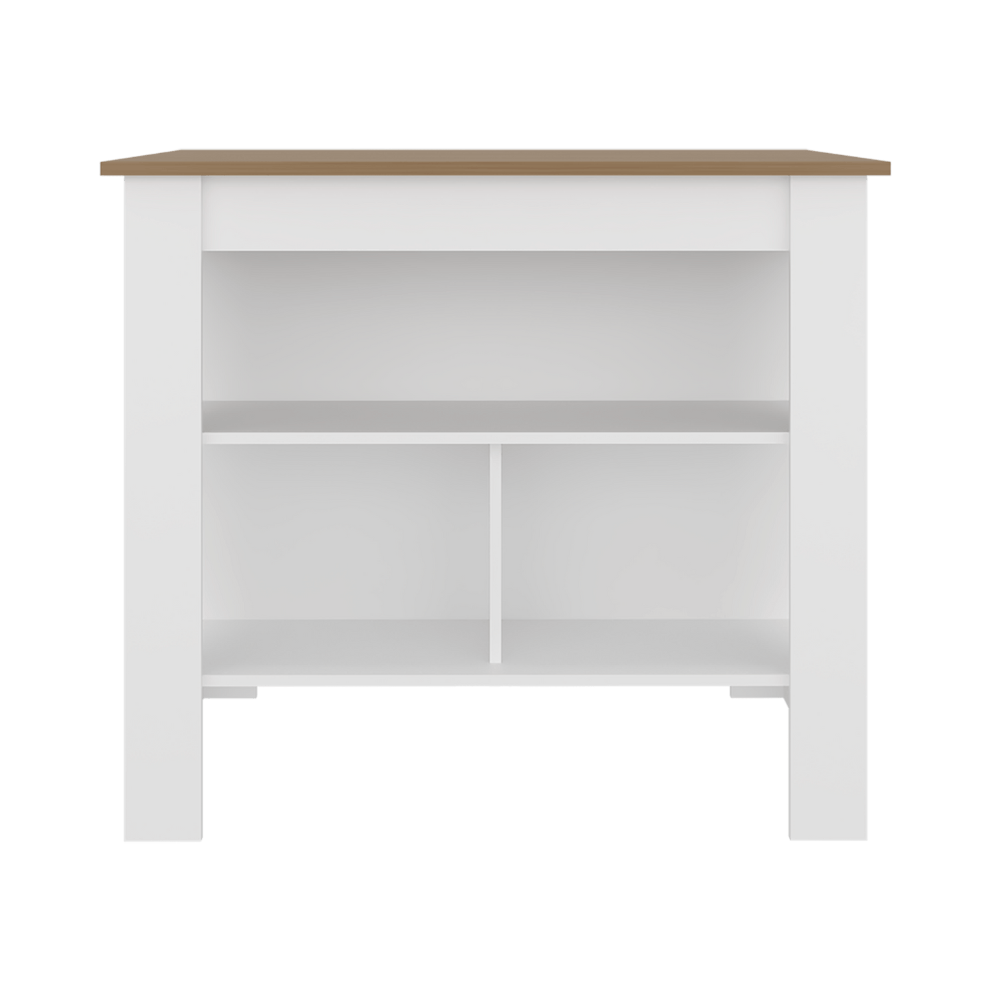 Isla De Cocina Cala 90X103X70 Rta Blanco Fresno Zf