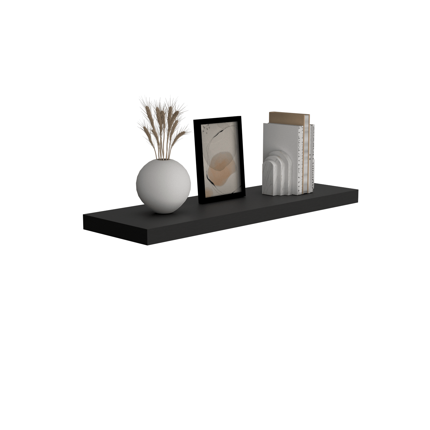 Repisa Flotante 80X25 Wengue 3,8X80X25 Rta