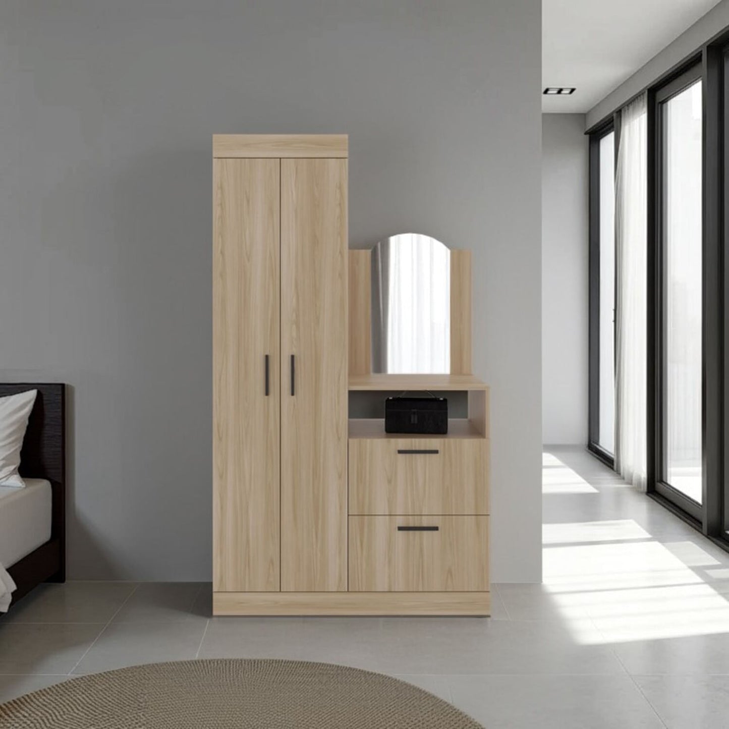 Ropero Praga 3 Puertas 1C 1 179X103X48 Rta Fresno