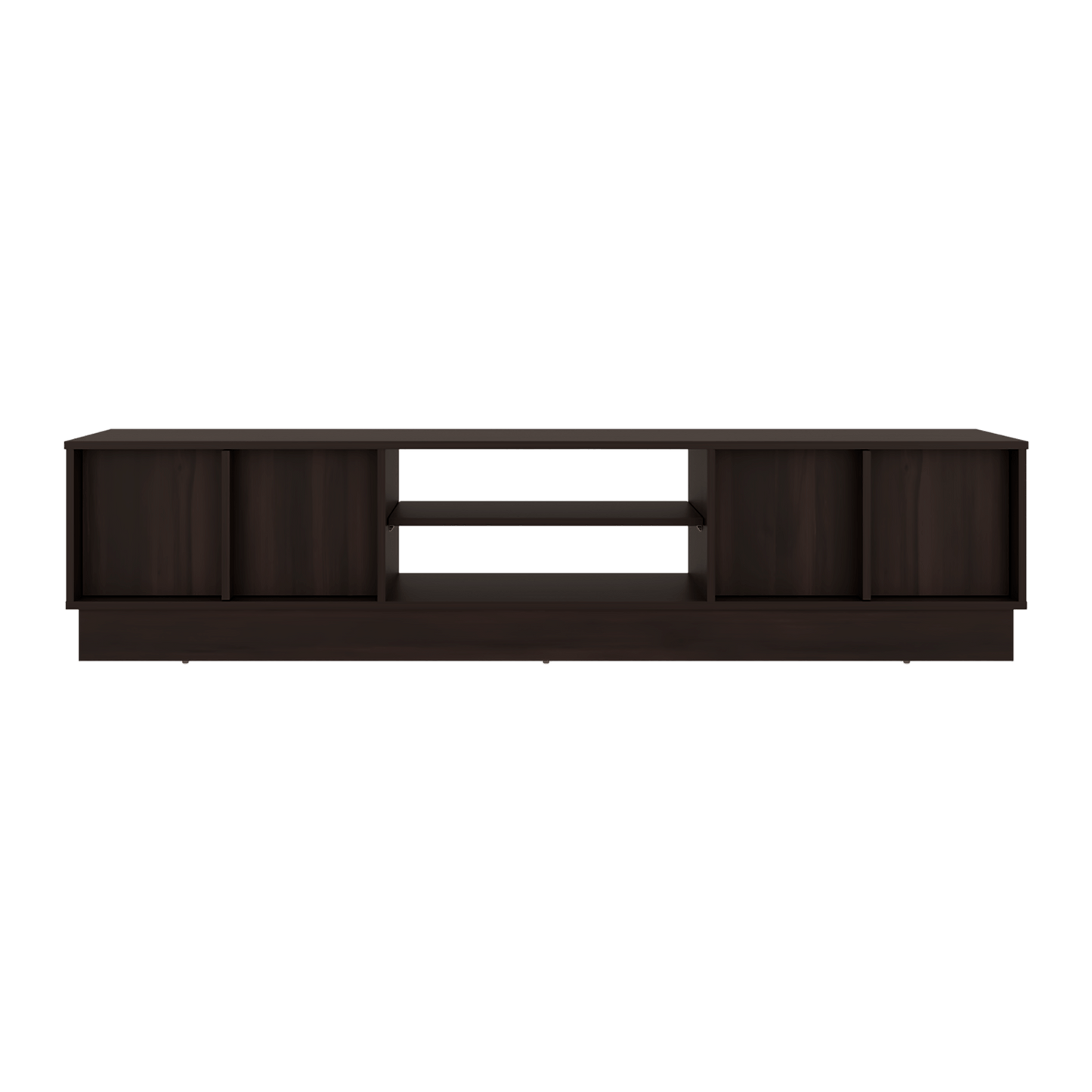 Rack De Tv Caoba 42X180X42 Rta Nogal Zf