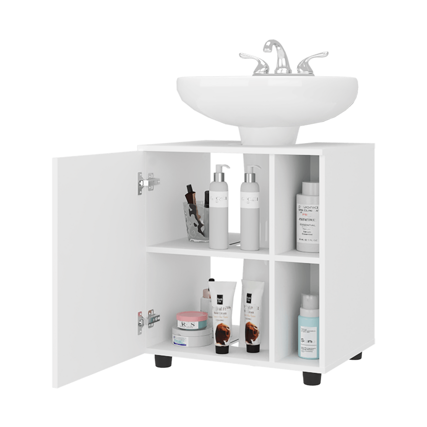 Mueble Para Lavamanos Pascuale 62X55X41 Rta Blanco