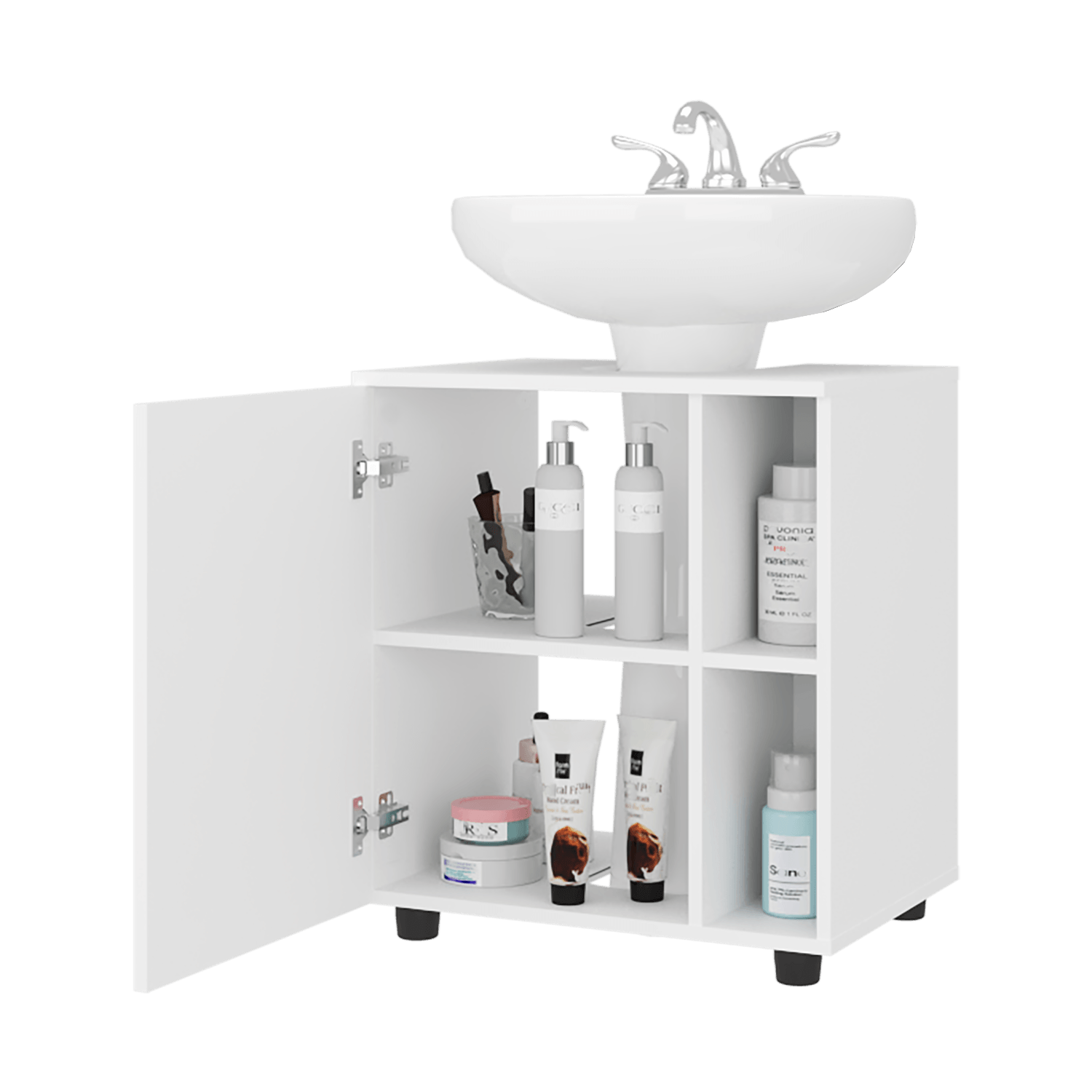 Mueble Para Lavamanos Pascuale 62X55X41 Rta Blanco