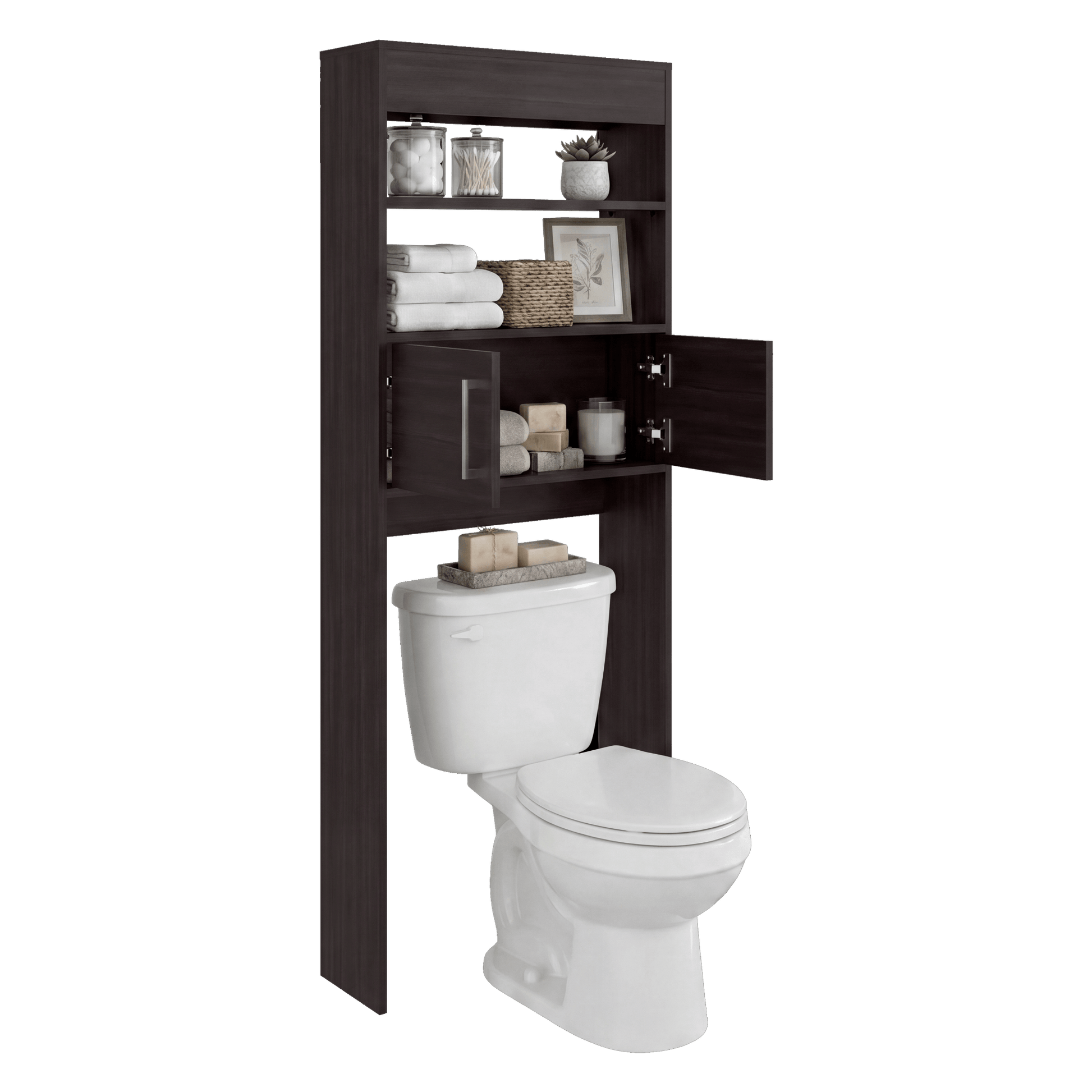 Optimizador De Baño Madrid 160X62X20 Rta Avellana Zf