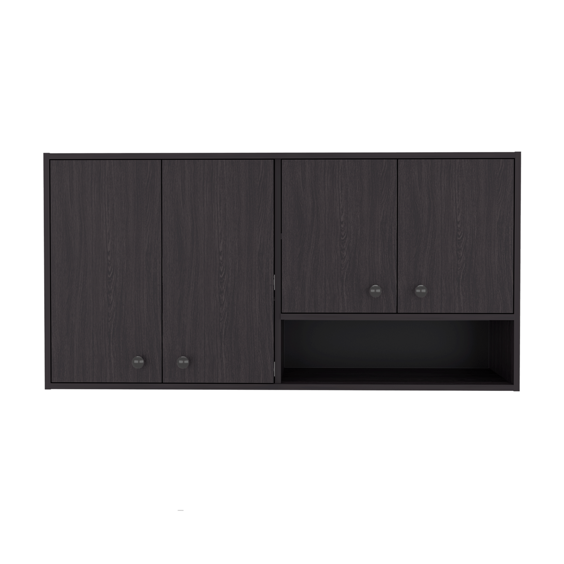 Mueble Superior De Cocina Napoles 60X120X35 Rta Wengue Zf