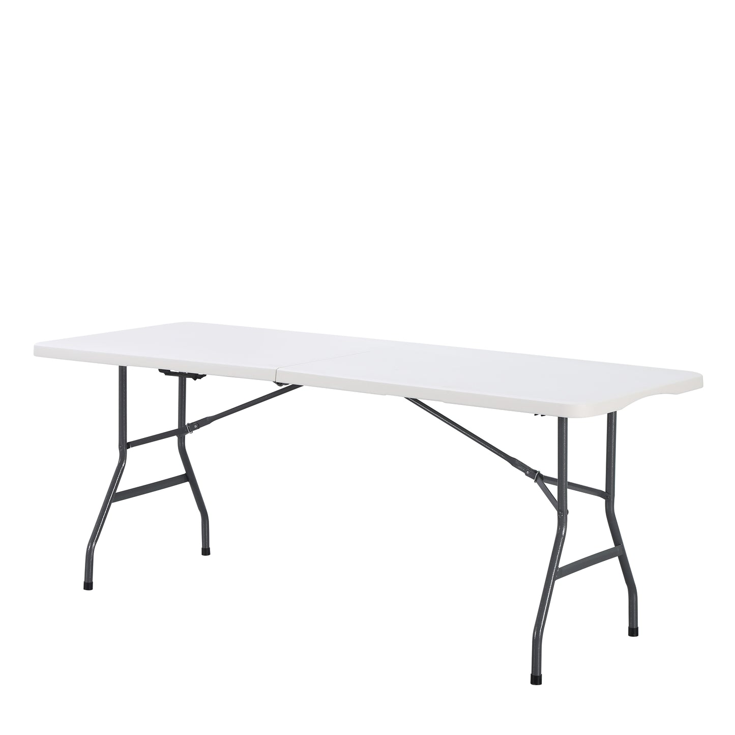 Mesa De Banquetes Plegable 180 Bm-Ft01 74X180X74 Rta Blanco