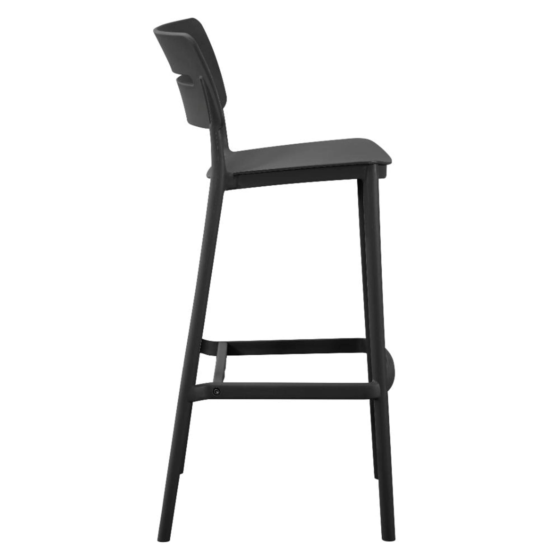 Silla Bar Manila 101X37X51 Rta Negro