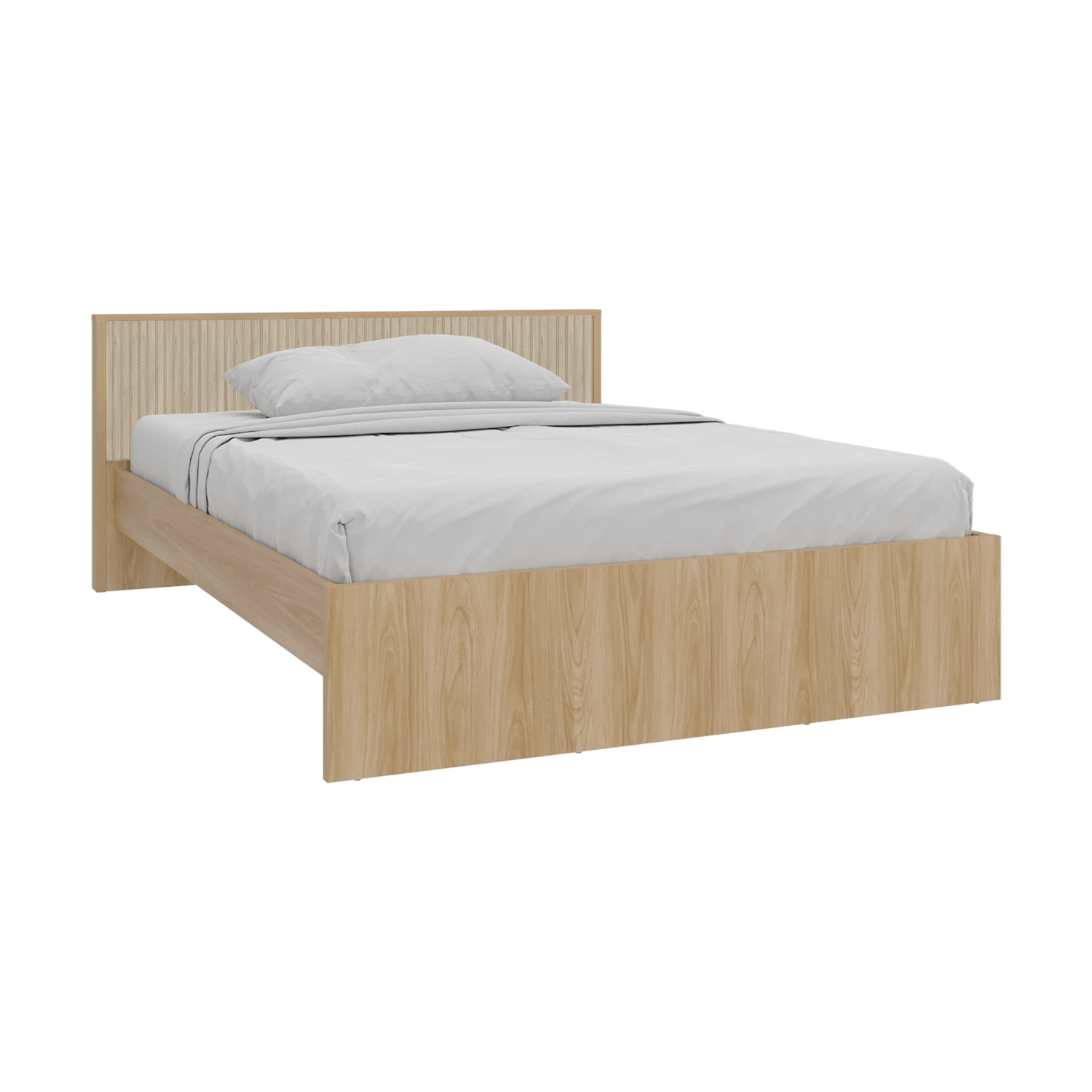 Cama 140 Wanda 77,4X156,2X200,9 Rta Fresno Roble Natural