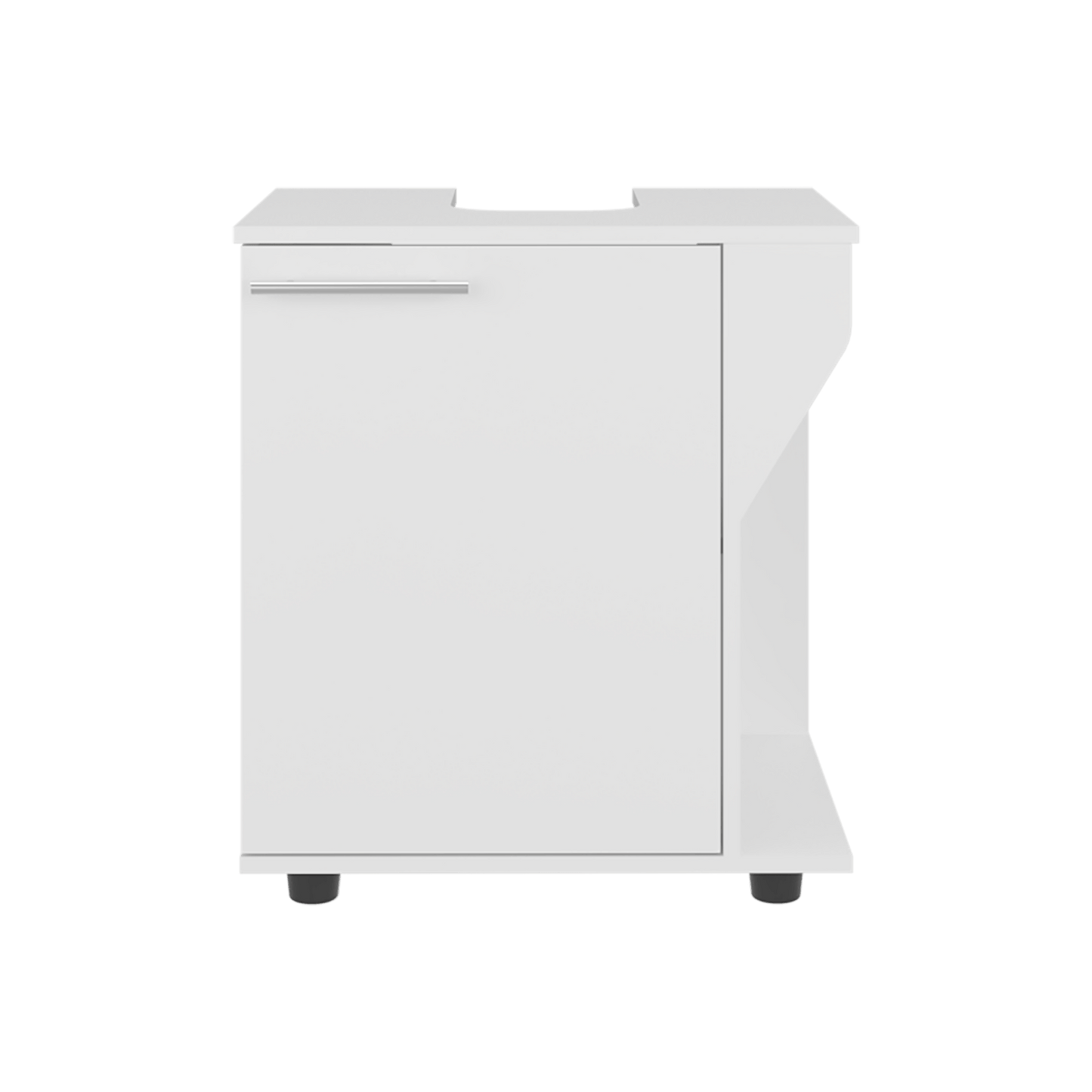 Mueble Lavamanos De Pedestal Phillips 62X56X41 Rta Blanco