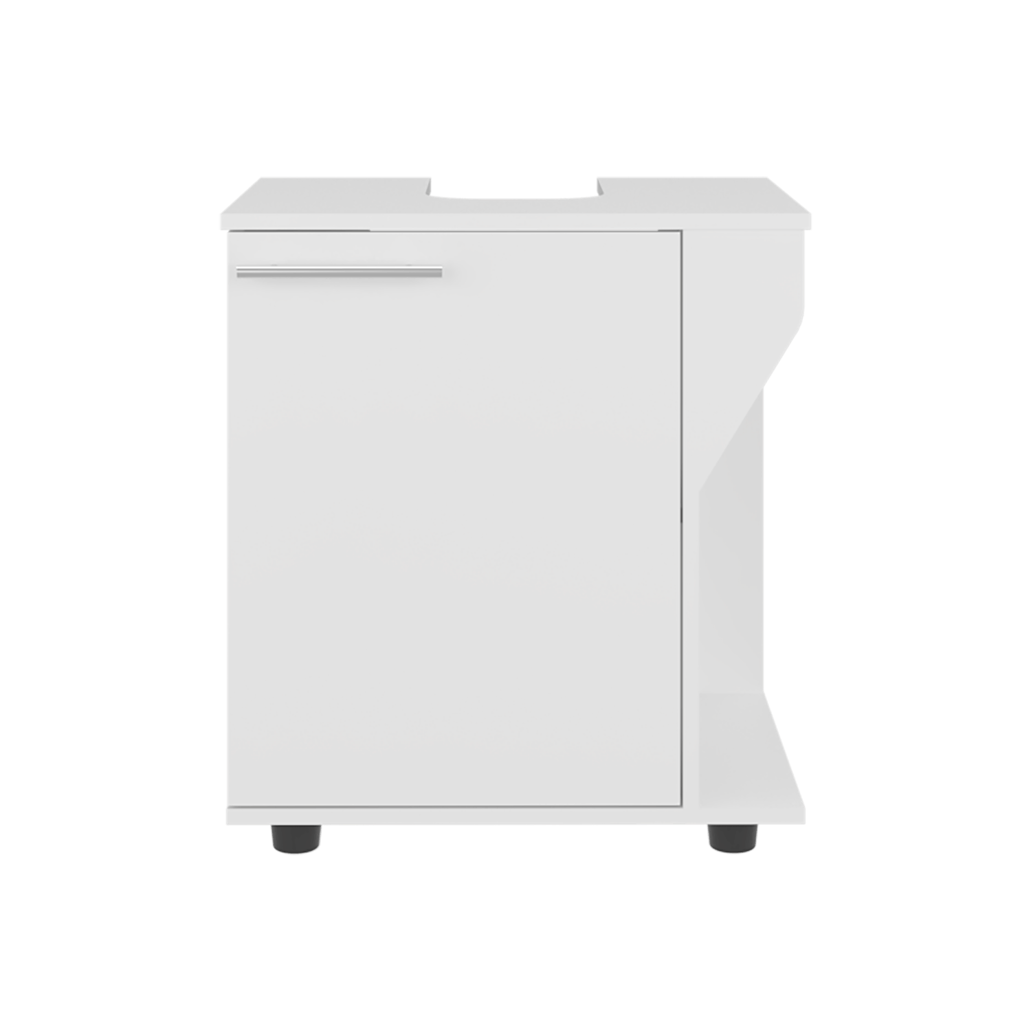 Mueble Lavamanos De Pedestal Phillips 62X56X41 Rta Blanco