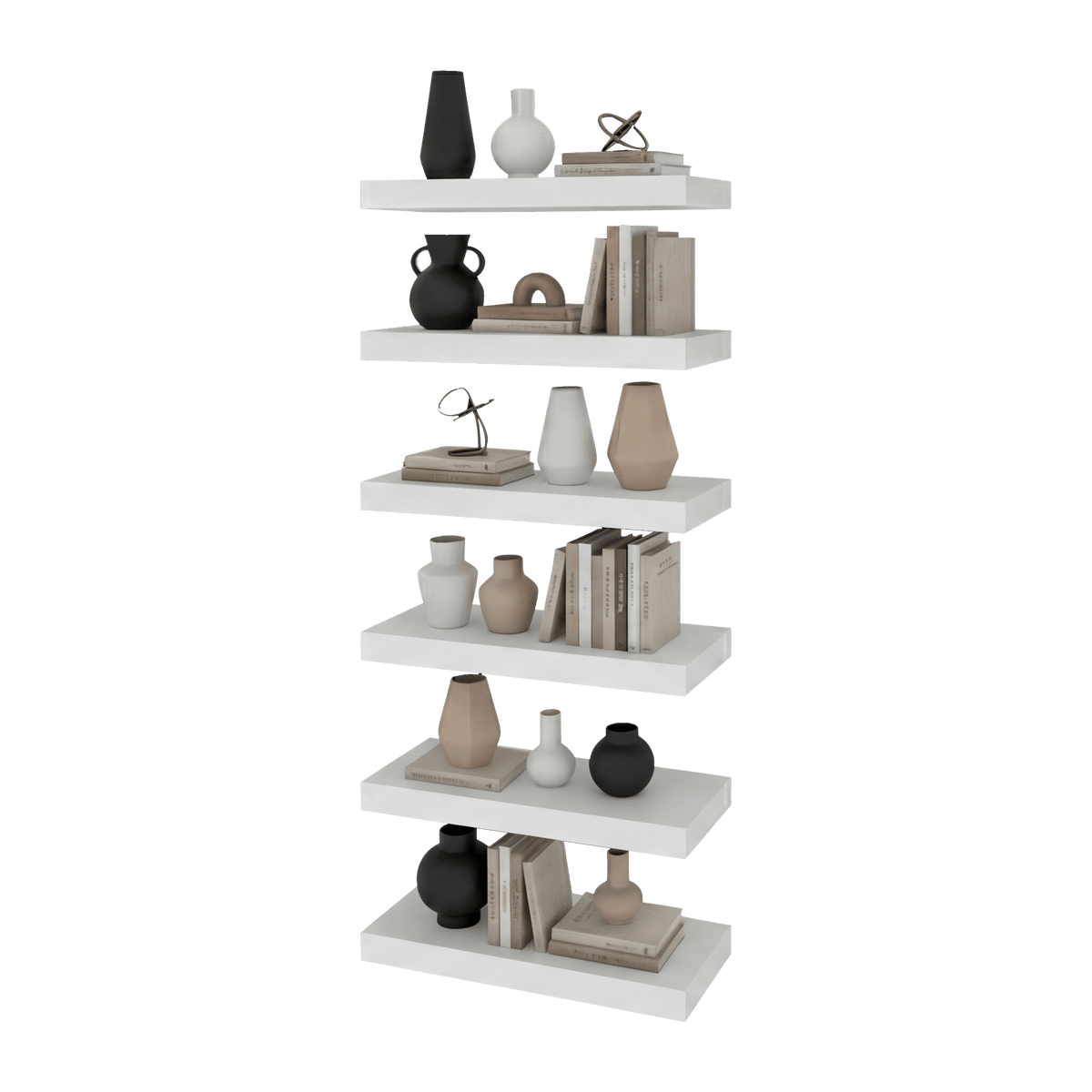 Repisa Flotante Shelf 3X45X20 Rta Blanco Zf