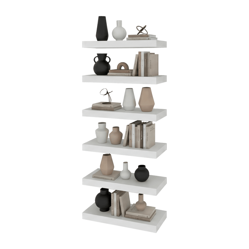 Repisa Flotante Shelf 3X45X20 Rta Blanco Zf