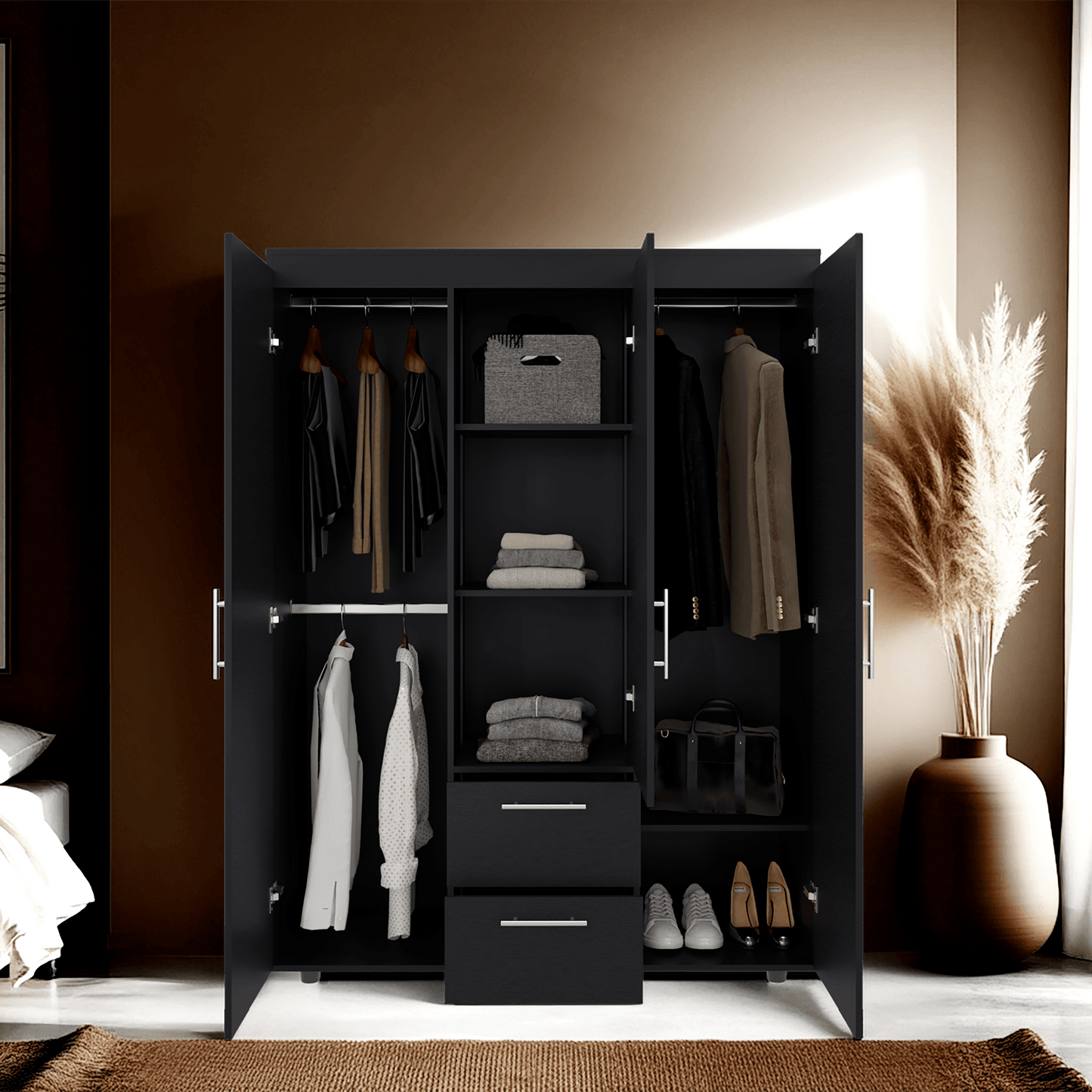 Closet Baru Lite 180X135X50 Rta Wengue